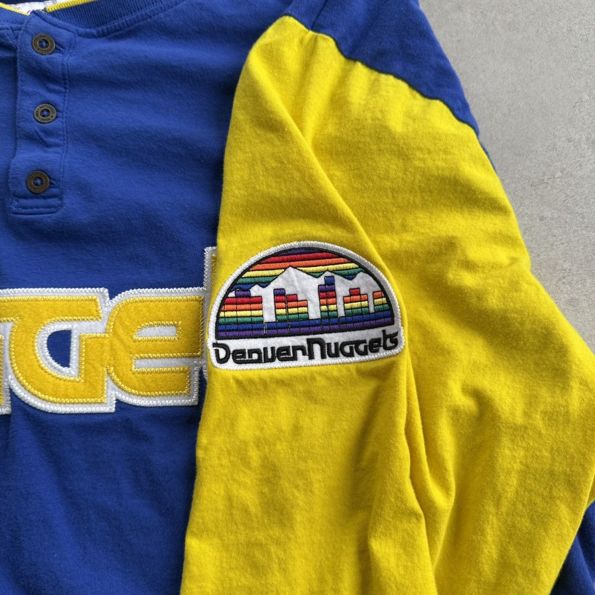 Mitchell & Ness Mitchell & Ness Denver Nuggets 3/4 Sleeve T Shirt Size US XXL / EU 58 / 5 - 3 Thumbnail