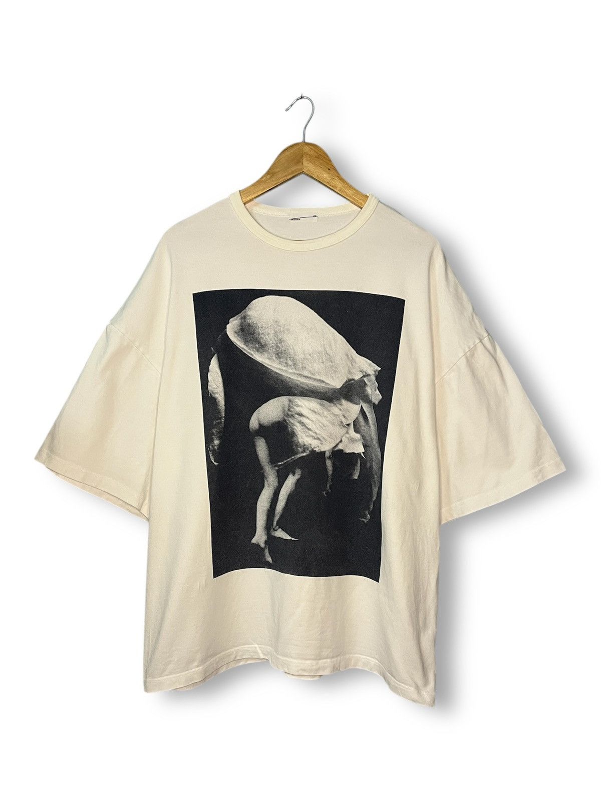 Lad Musician LAD MUSICIAN Super Big T-Shirt Baggy Short Sleeve White Tee Size US M / EU 48-50 / 2 - 1 Thumbnail