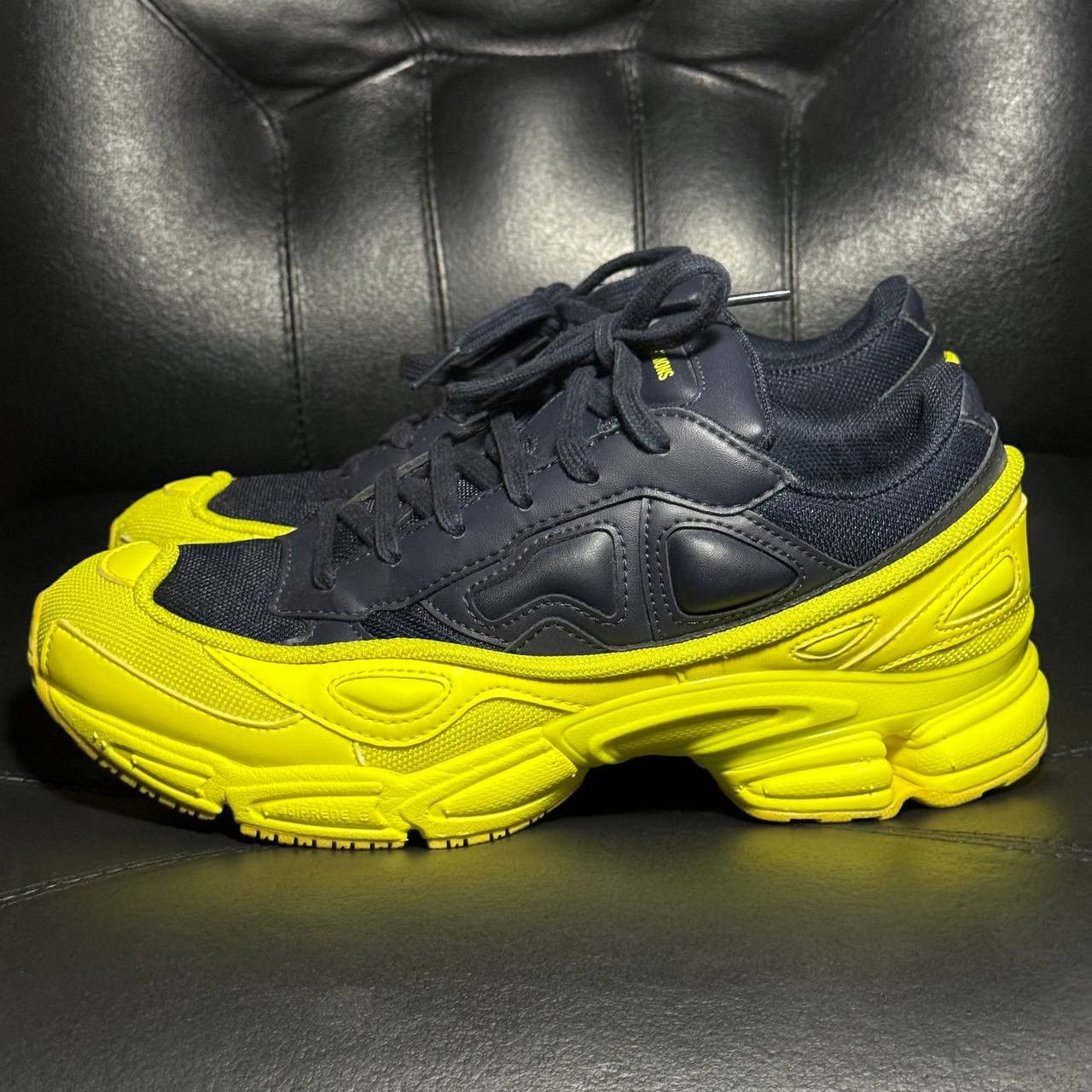 Adidas × Raf Simons 7,5us Adidas Raf Simons Ozweego Yellow FW18 Size US 7.5 / EU 40-41 - 3 Thumbnail