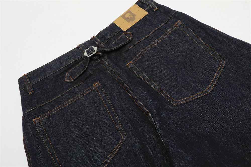 Japanese Brand × Jean Men's street loose wide-leg versatile trendy scimitar jeans Size US 32 / EU 48 - 5 Thumbnail
