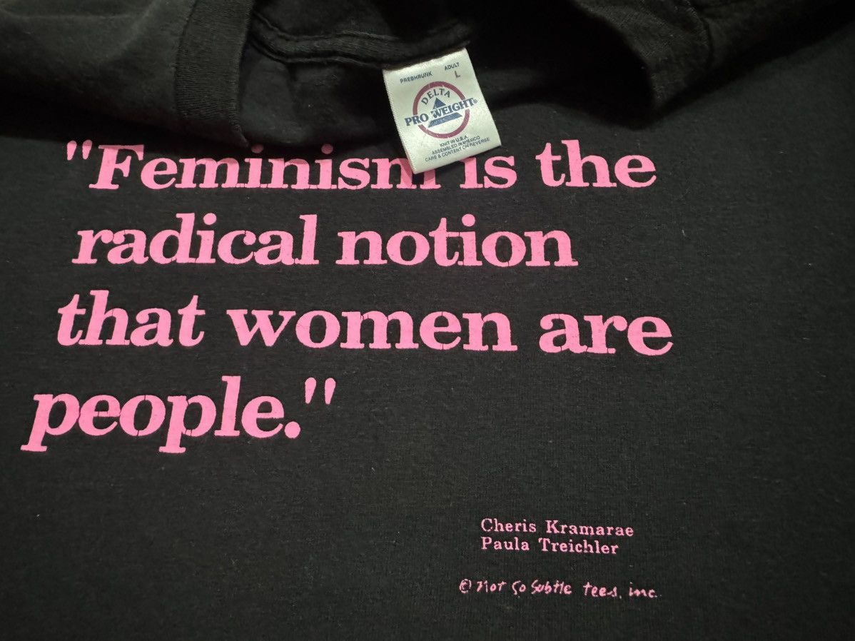 Other Vintage 90’s Feminism Size US L / EU 52-54 / 3 - 3 Thumbnail