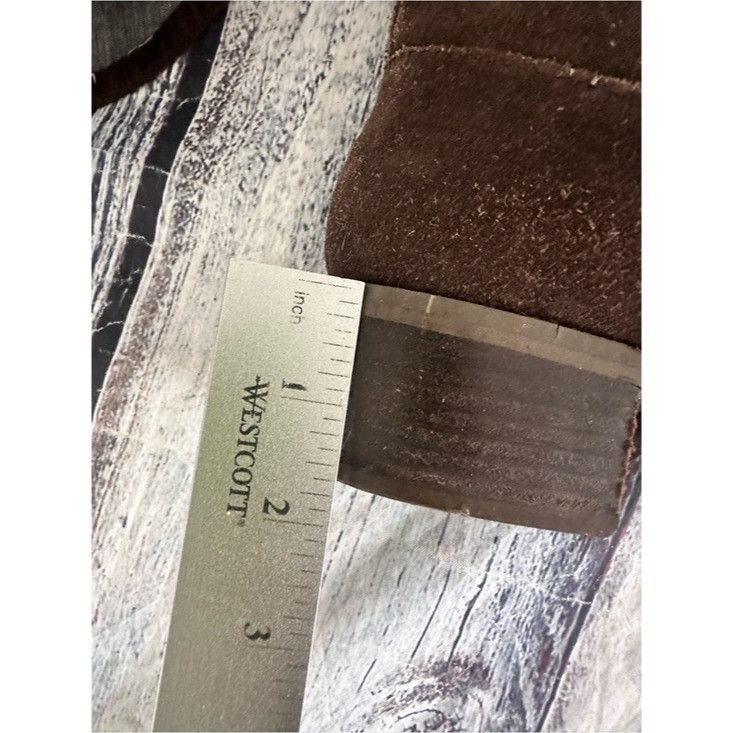Calvin Klein Vintage Calvin Klein Women's Brown Suede Knee-High Boots Size US 7.5 / IT 37.5 - 11 Thumbnail