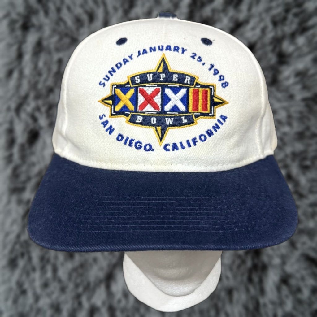Logo 7 VINTAGE Logo 7 Hat Snapback Adult Men One Size White Sports Super Bowl 90s Cap Football NFL Size ONE SIZE - 1 Thumbnail