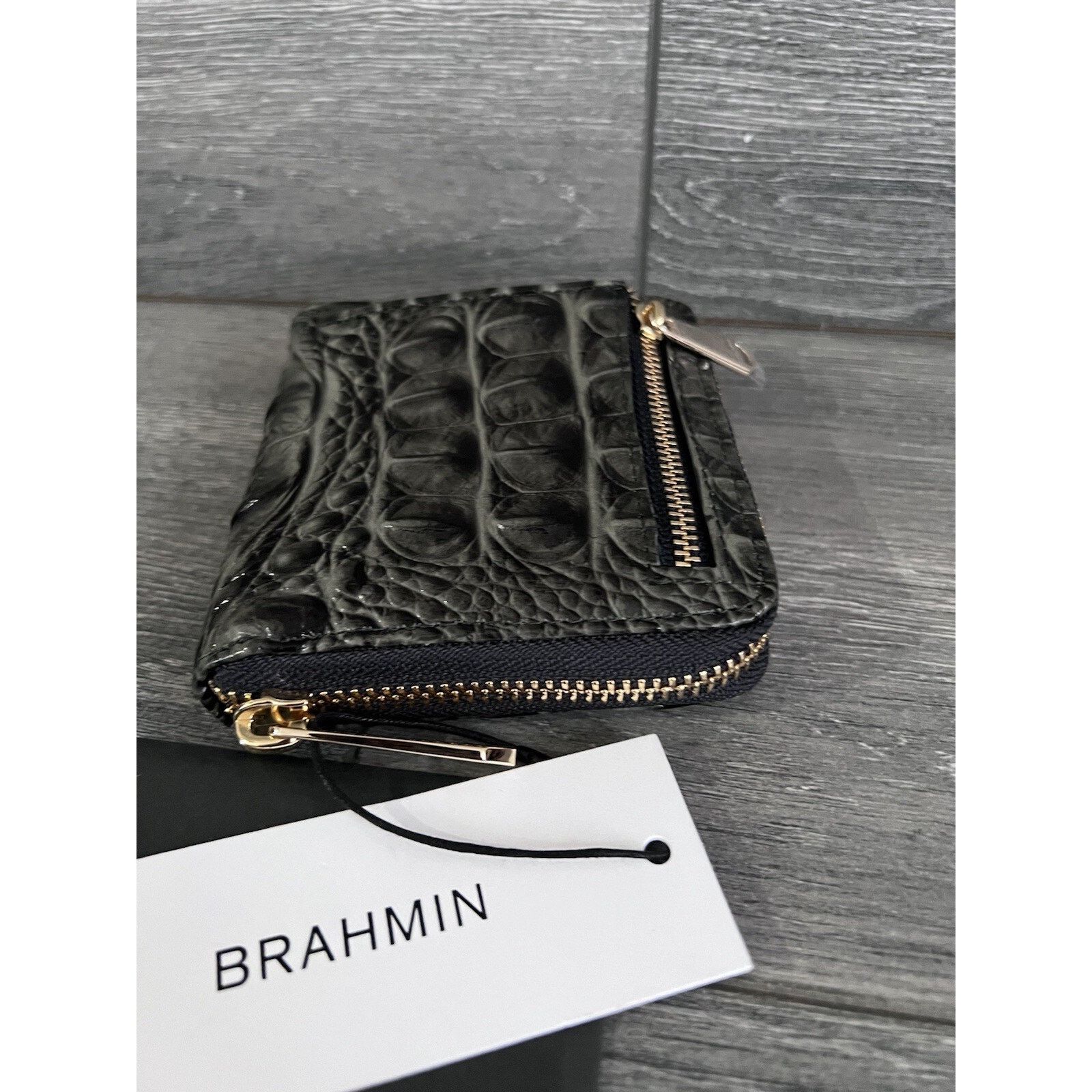 BRAHMIN Brahmin Mini Suri Leather Wallet in Serpentine Melbo B000516 Size ONE SIZE - 4 Thumbnail