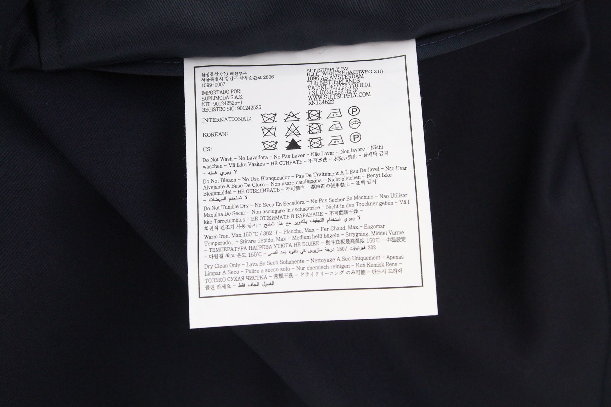 Other ROBIN ~W39/L26 Blue Wool Trousers 67293 Size 39" - 6 Thumbnail