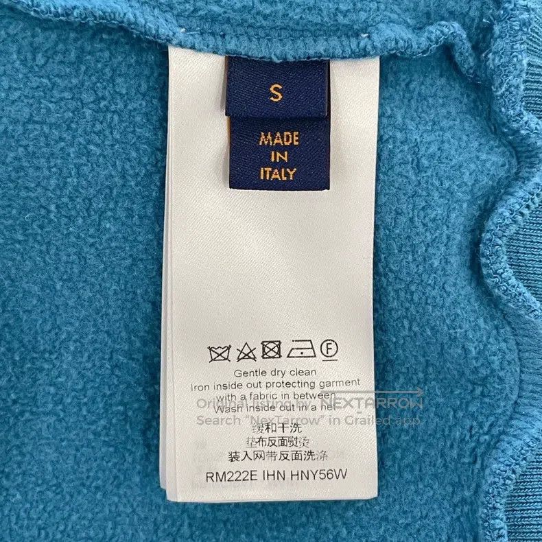 Louis Vuitton Louis Vuitton Blue hooded sweatshirt Size US S / EU 44-46 / 1 - 6 Thumbnail
