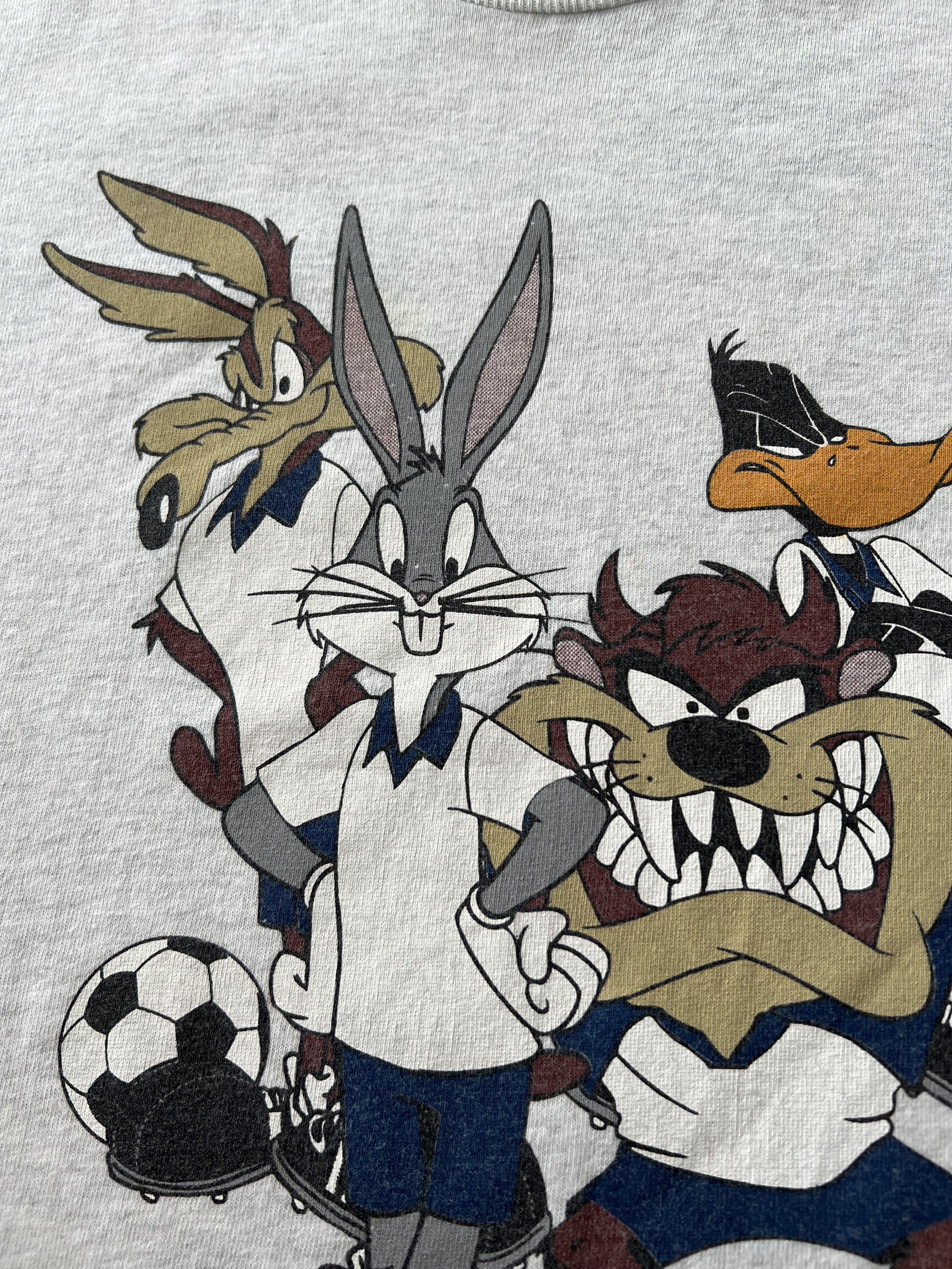 Warner Bros Vintage 1995 Warner Bros Euro 96 England Nutmeg Taz T-shirt Size US S / EU 44-46 / 1 - 5 Thumbnail