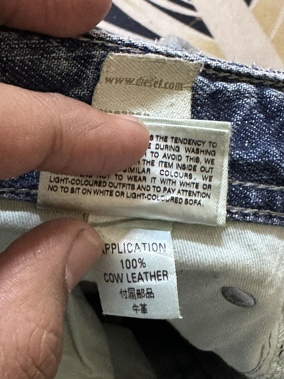 Diesel Black Gold Vintage Diesel Viker-R-Box Faded Ripped Distressed Denim Size US 34 / EU 50 - 11 Thumbnail