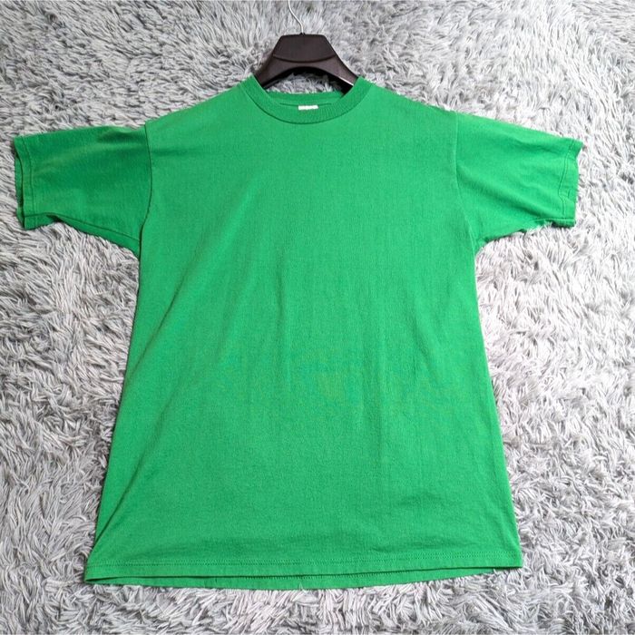 Jerzees JERZEES 50/50 Heavyweight Blank Green T-Shirt Large USA