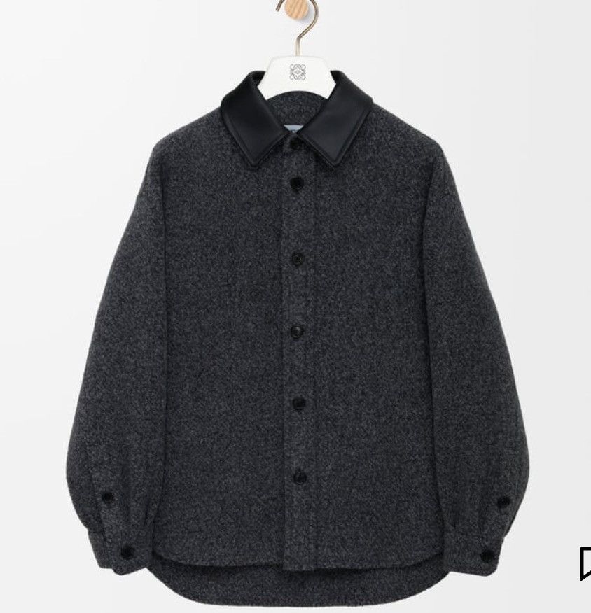 Loewe Loewe Overshirt in wool and cashmere blend Size US S / EU 44-46 / 1 - 4 Thumbnail