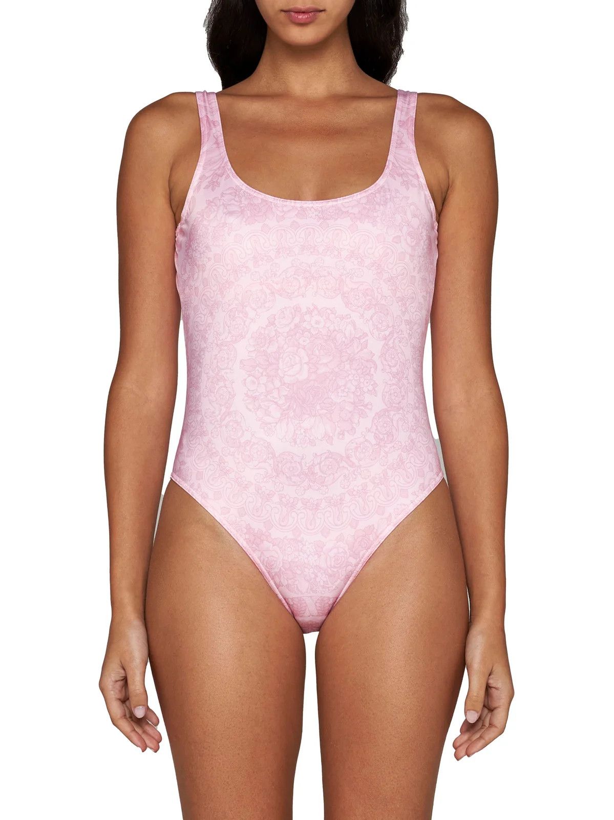 Versace o1s22i1n1024 Size: 4 / Baroque Swimsuit in Pink Size ONE SIZE - 2 Thumbnail