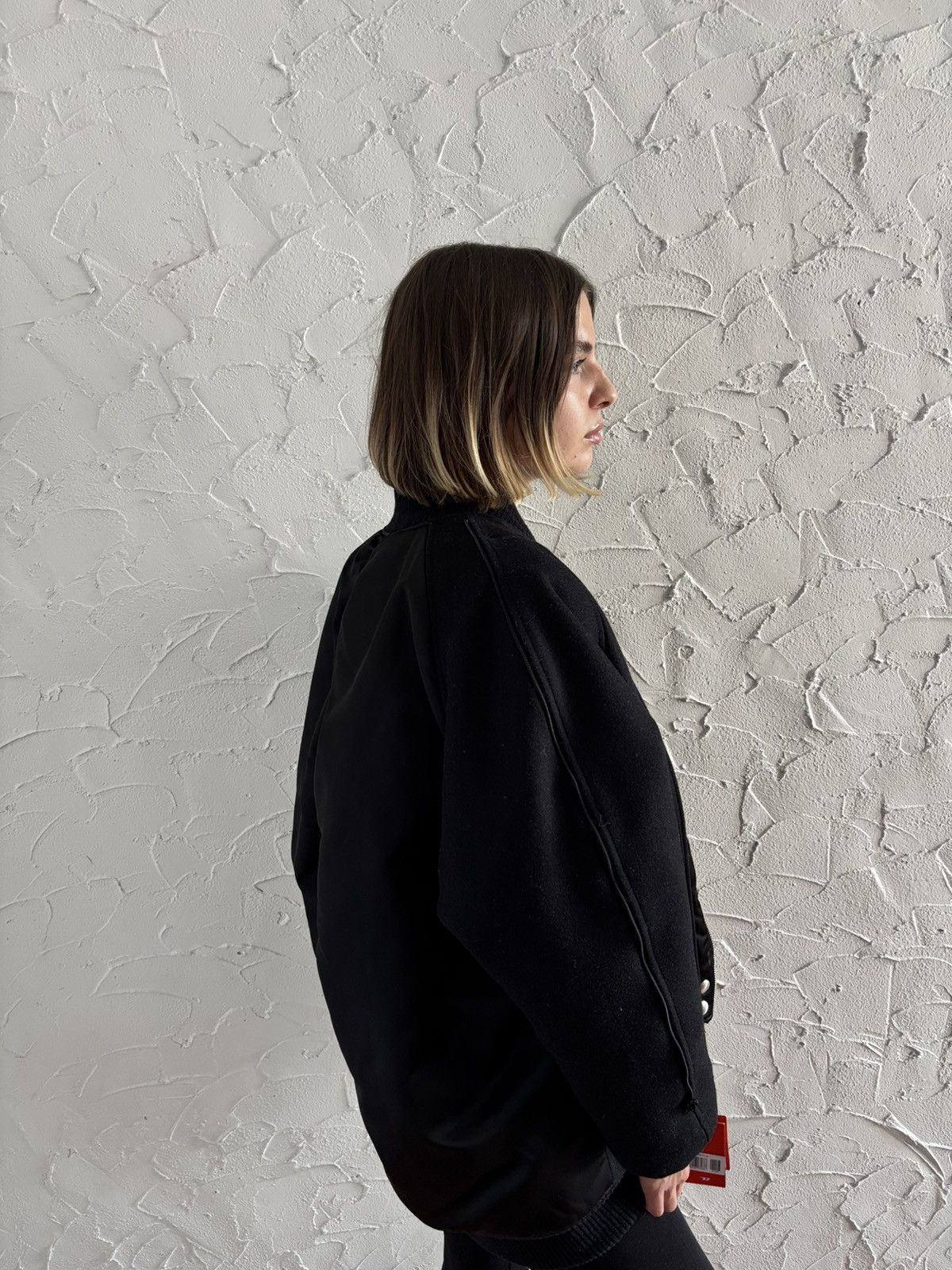 Diesel black gold bomber jacket wool nylon rare