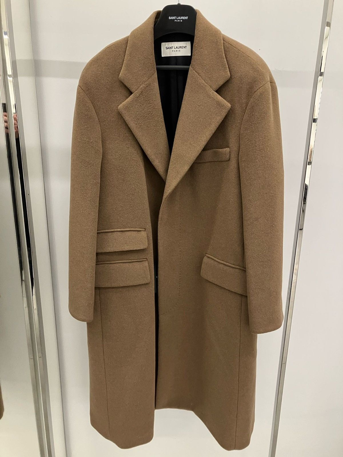 Saint Laurent Paris $7K VALUE Oversized Wool Jacket Size US L / EU 52-54 / 3 - 4 Thumbnail