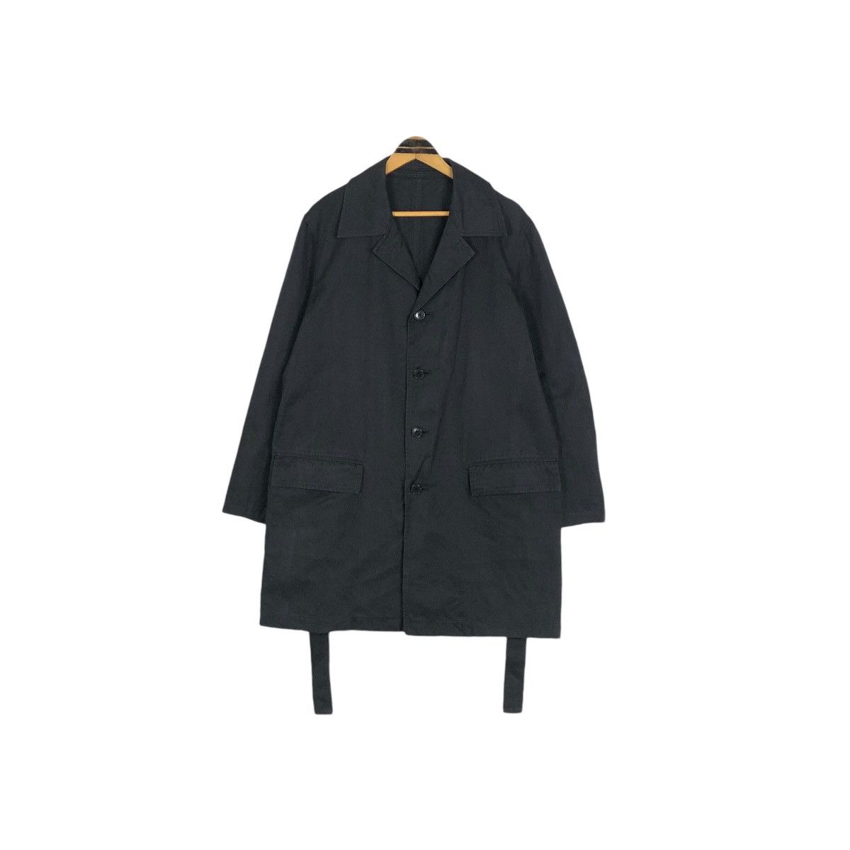 Yohji Yamamoto Vintage Y’s For Men Yohji Yamamoto 2002 S/S Car Coat Size US L / EU 52-54 / 3 - 4 Thumbnail