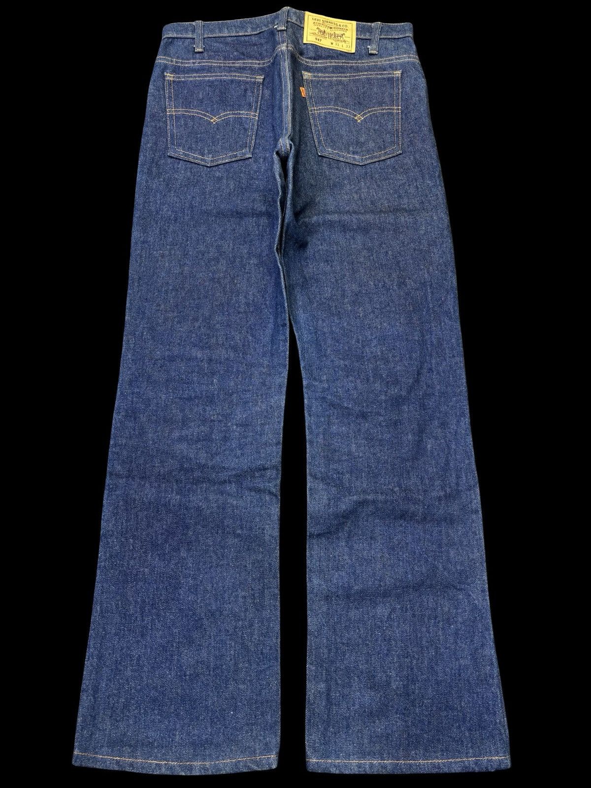 Levi's Flare💥Vintage 90s Levis 517 Orange Tab Flare Denim F787 Size US 31 - 2 Thumbnail