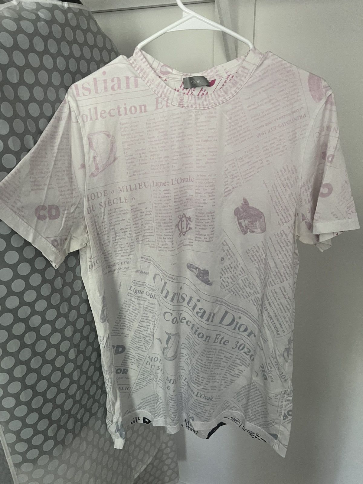 Dior Dior newspaper T shirt Size US L / EU 52-54 / 3 - 5 Thumbnail