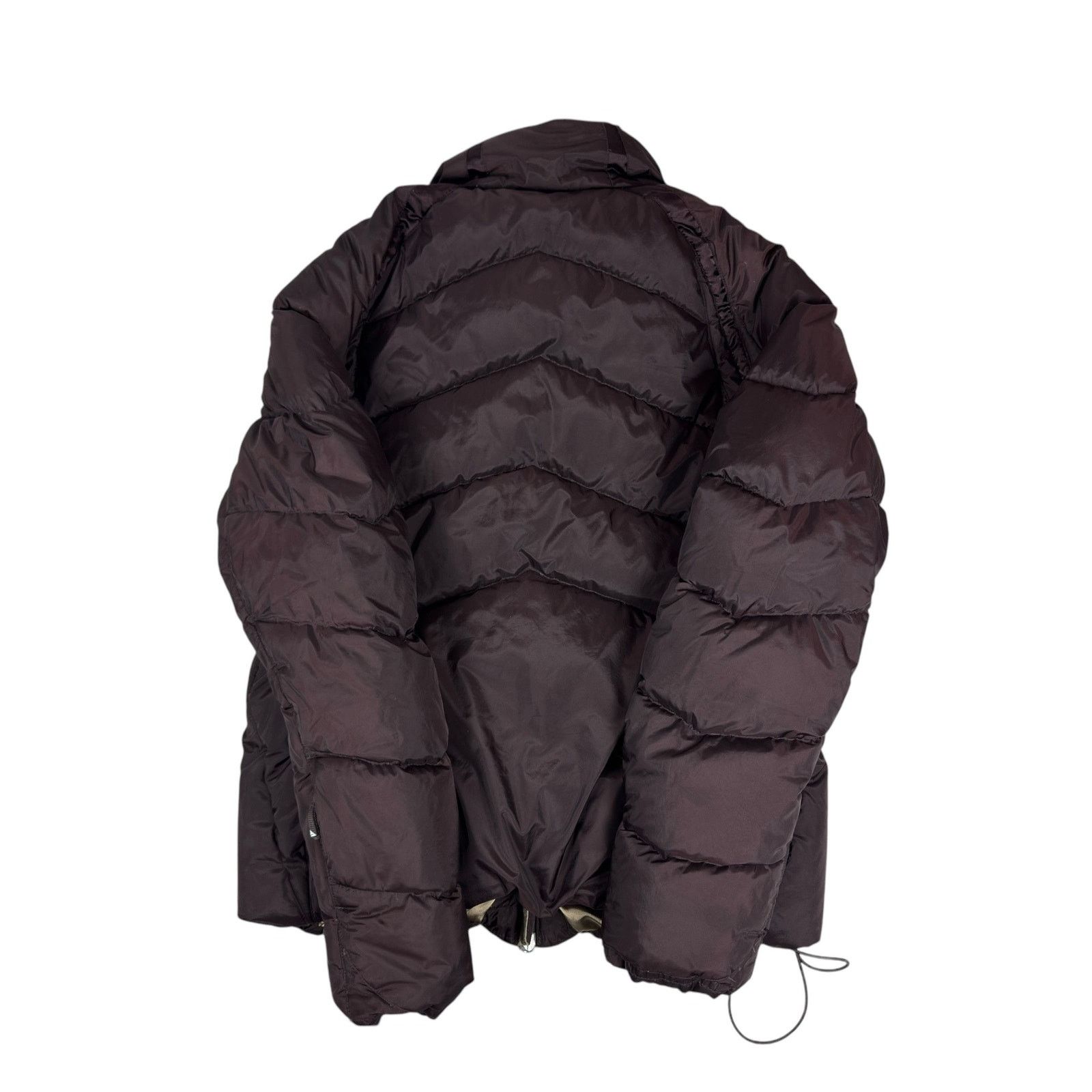 Nike × Vintage Nike Sportswear Women Brown Full Zip Puffer Jacket XL(16-18) Size XL / US 12-14 / IT 48-50 - 7 Thumbnail