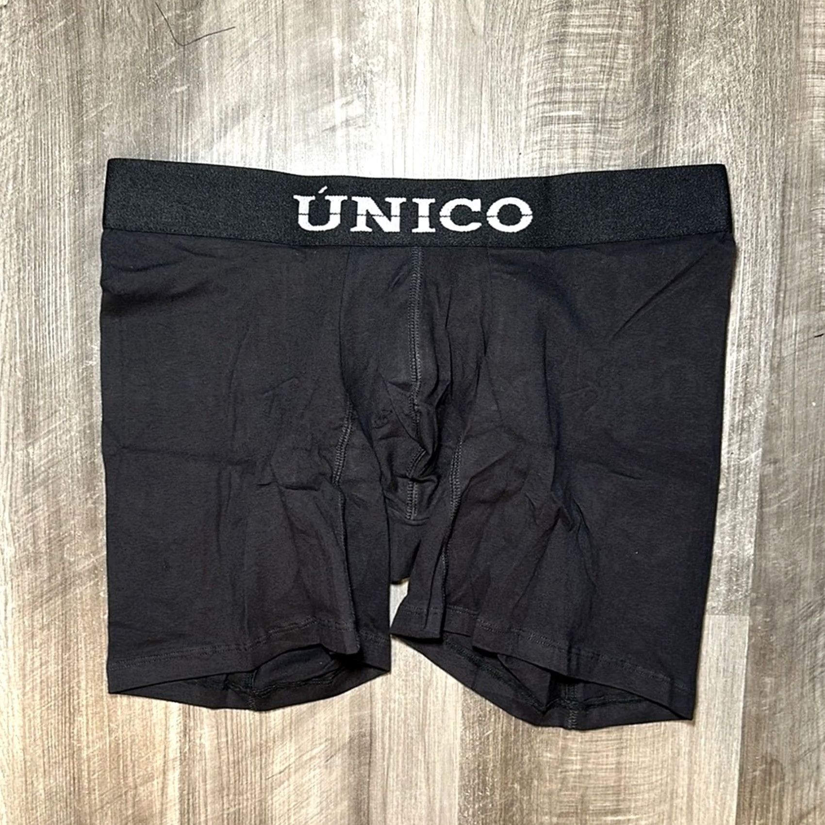 Vintage Unico Boxer Copa Medio Intenso Boxer Brief Medium Black Men Underwear Regular Style Boxer Briefs Mens 90s? Size 40R - 2 Thumbnail