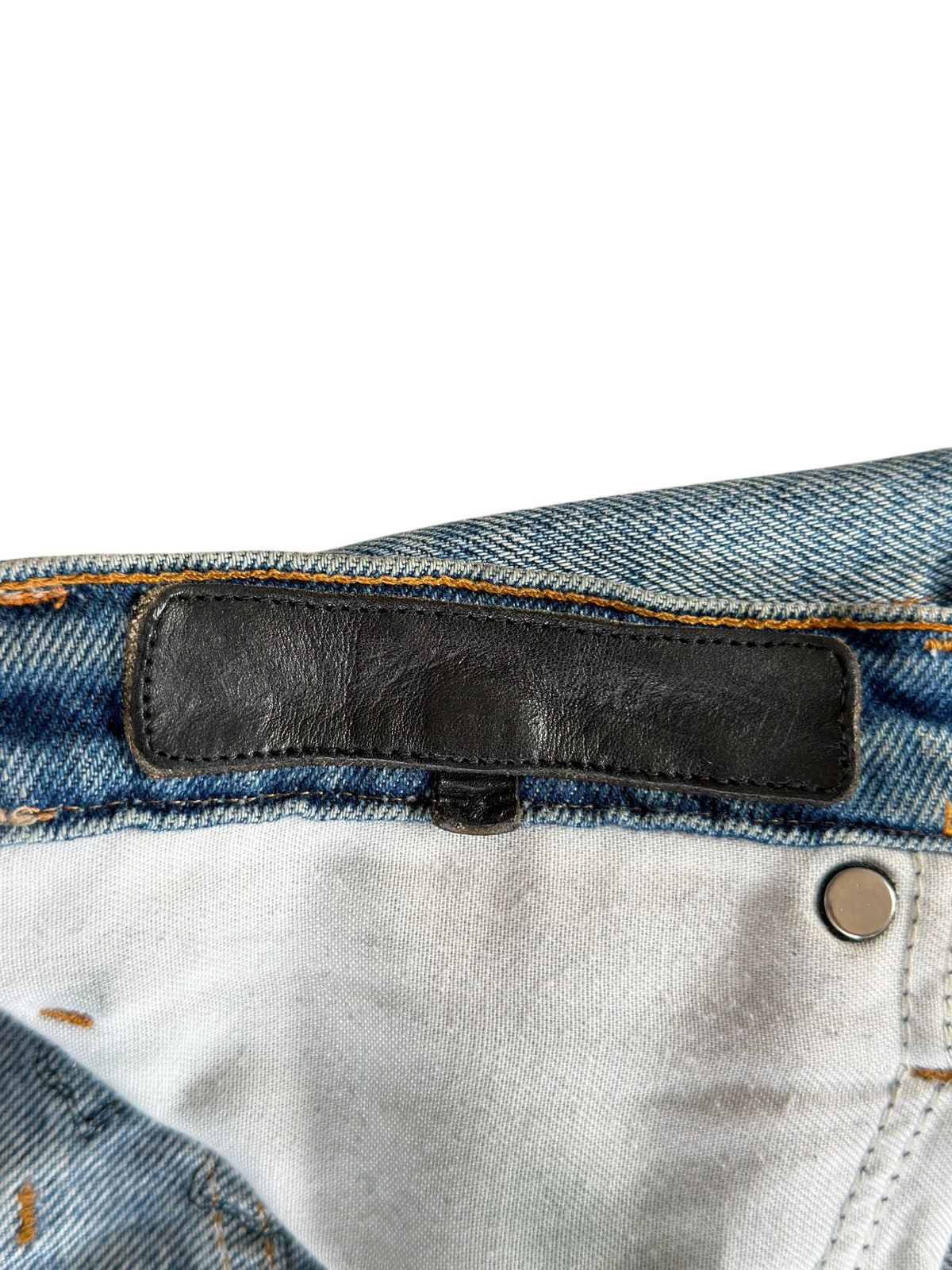 Chrome Hearts Chrome Hearts Light-wash Blue 505 Levi’s Patched Denim Size US 34 / EU 50 - 9 Thumbnail
