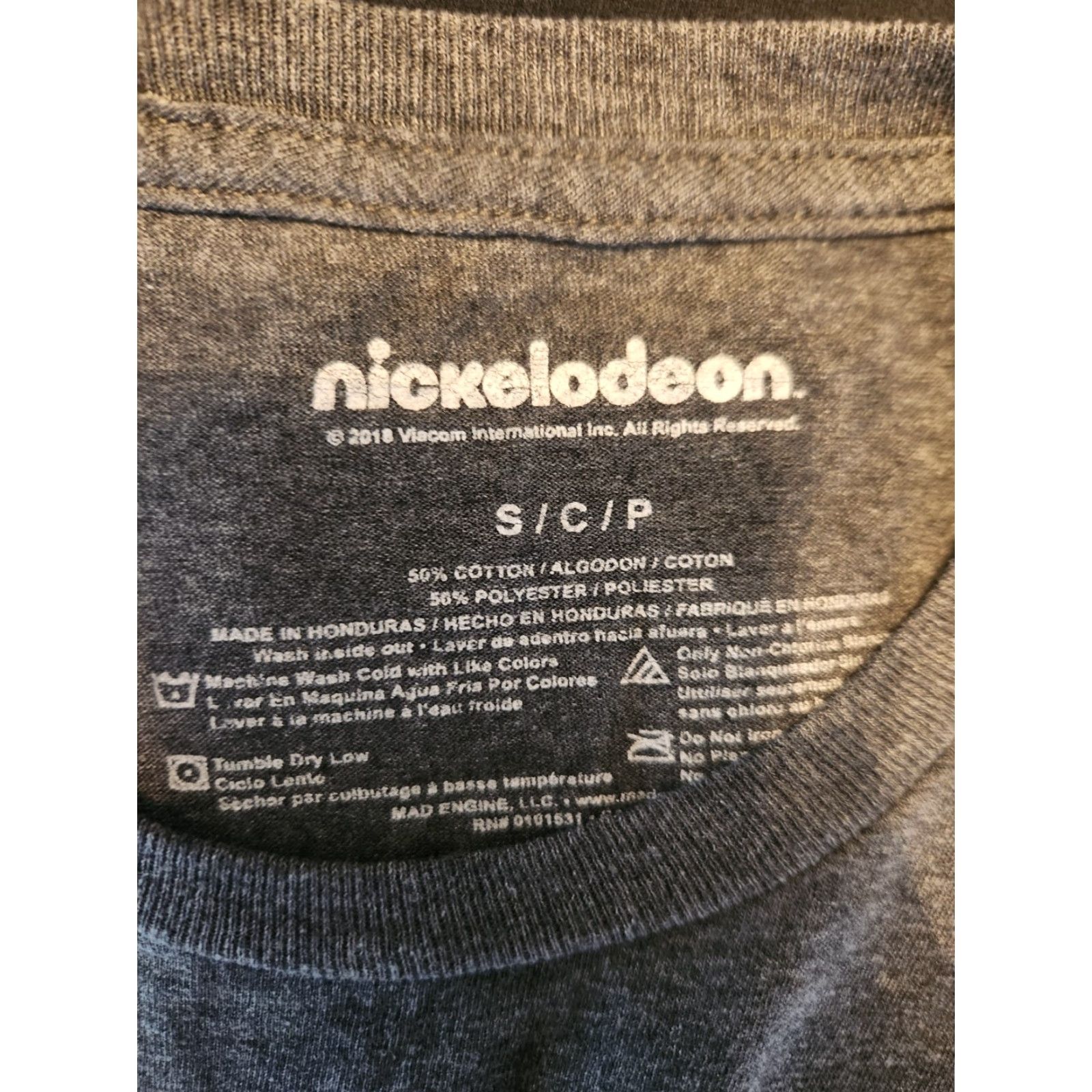 Nickelodeon Nickelodeon Made In The 90’s Logo T-Shirt Women S Gray Crew Neck Short Sleeve Cartoon Basic Casual Size S / US 4 / IT 40 - 2 Thumbnail