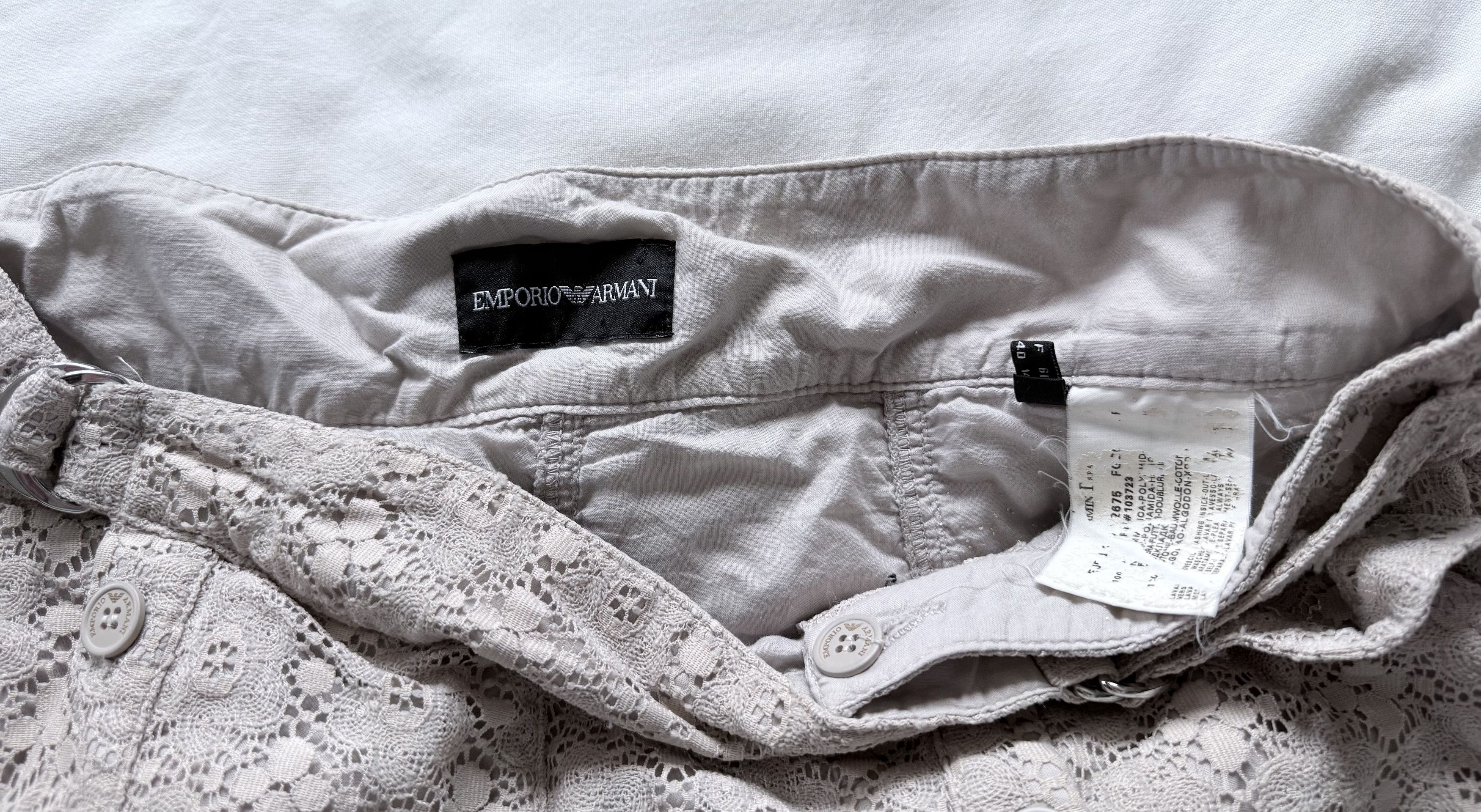 Emporio Armani vintage Y2K Emporio Armani lace bloomer shorts Size 28" / US 6 / IT 42 - 3 Thumbnail