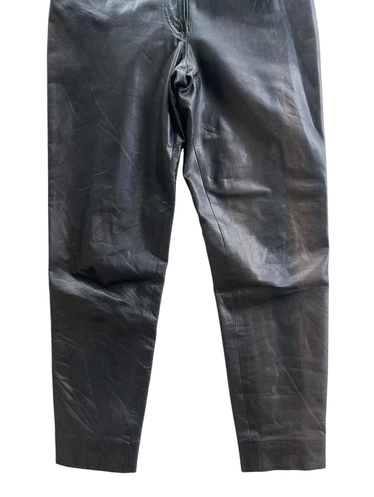 Helmut Lang Vintage Helmut Lang Highwaist Cowhide Pants Size 24" / US 00 / IT 34 - 3 Thumbnail