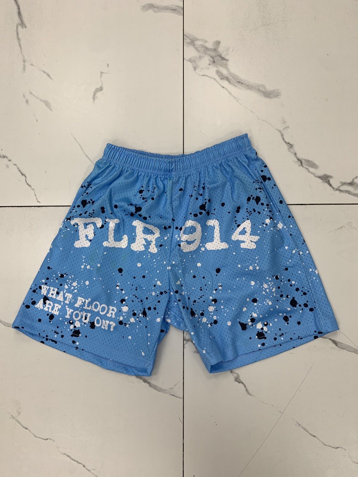 Other Floor 914 Mesh Shorts “Ice Blue” Size US 34 / EU 50 - 1 Thumbnail
