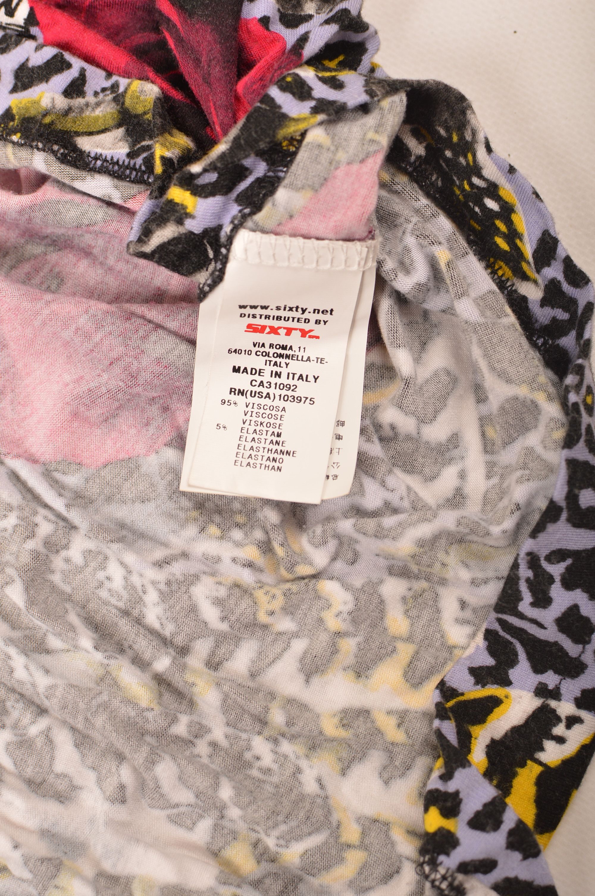 Miss Sixty Miss Sixty Vintage Floral Print Viscose Blend Long Dress Size L / US 10 / IT 46 - 6 Thumbnail