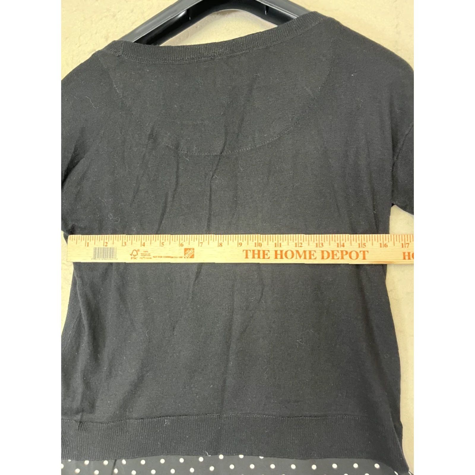 Ralph Lauren Ralph Lauren Blouse Shirt Top Small Long Sleeve Black Chiffon Crew Neck Button Classic Elegant Women Shirt Lifestyle Office Size S / US 4 / IT 40 - 3 Thumbnail