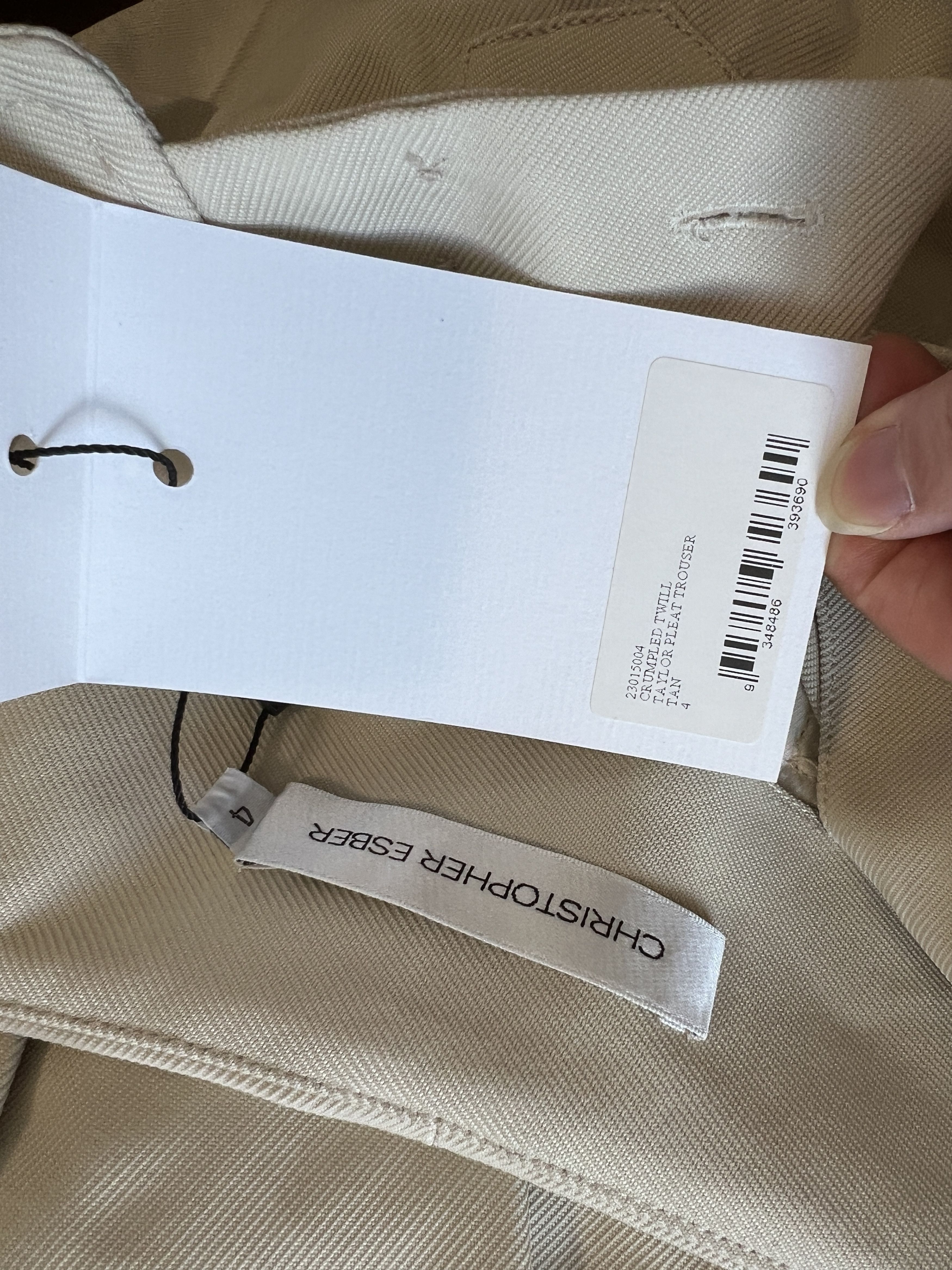 Christopher Esber Taylor Pleat Trouser Size 25" / US 0 / IT 36 - 4 Thumbnail