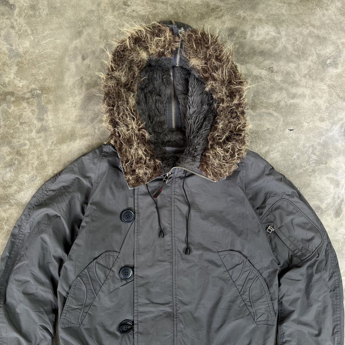 GOA 2000s RNA AF - 1003 Apocalypse Style Boxy Fur Jacket Size US M / EU 48-50 / 2 - 3 Thumbnail