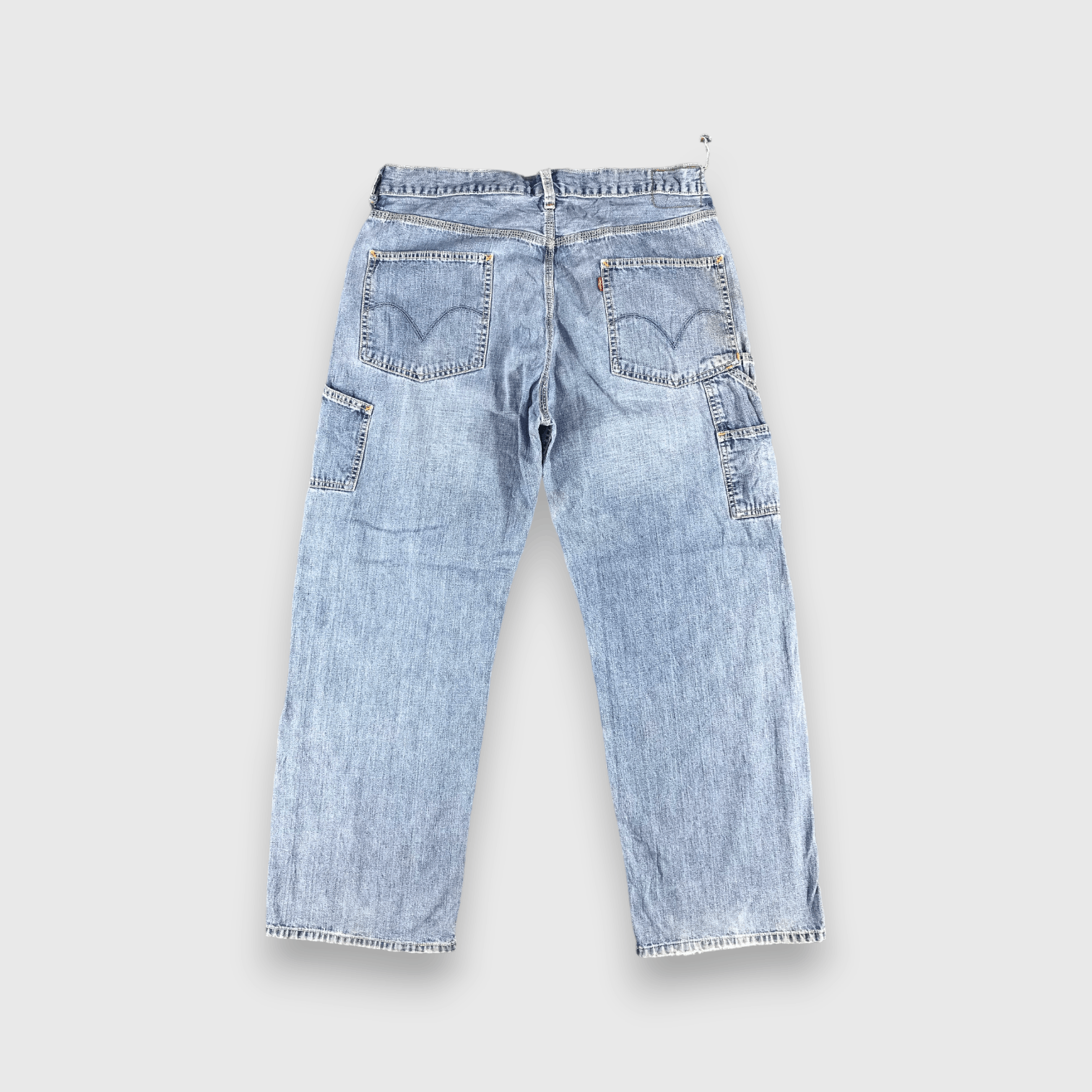 Levi's Vintage Blue Wash Levis Baggy Jeans-J2290 Size US 36 / EU 52 - 2 Thumbnail
