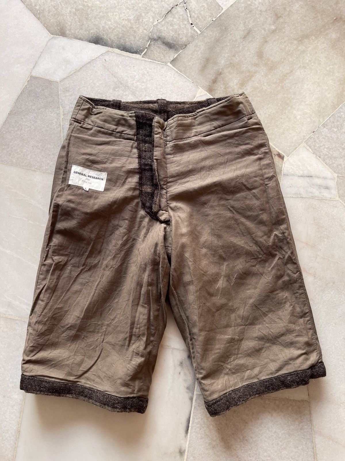 General Research 1997 General Reseach Wool Short Pants Size US 30 / EU 46 - 12 Thumbnail