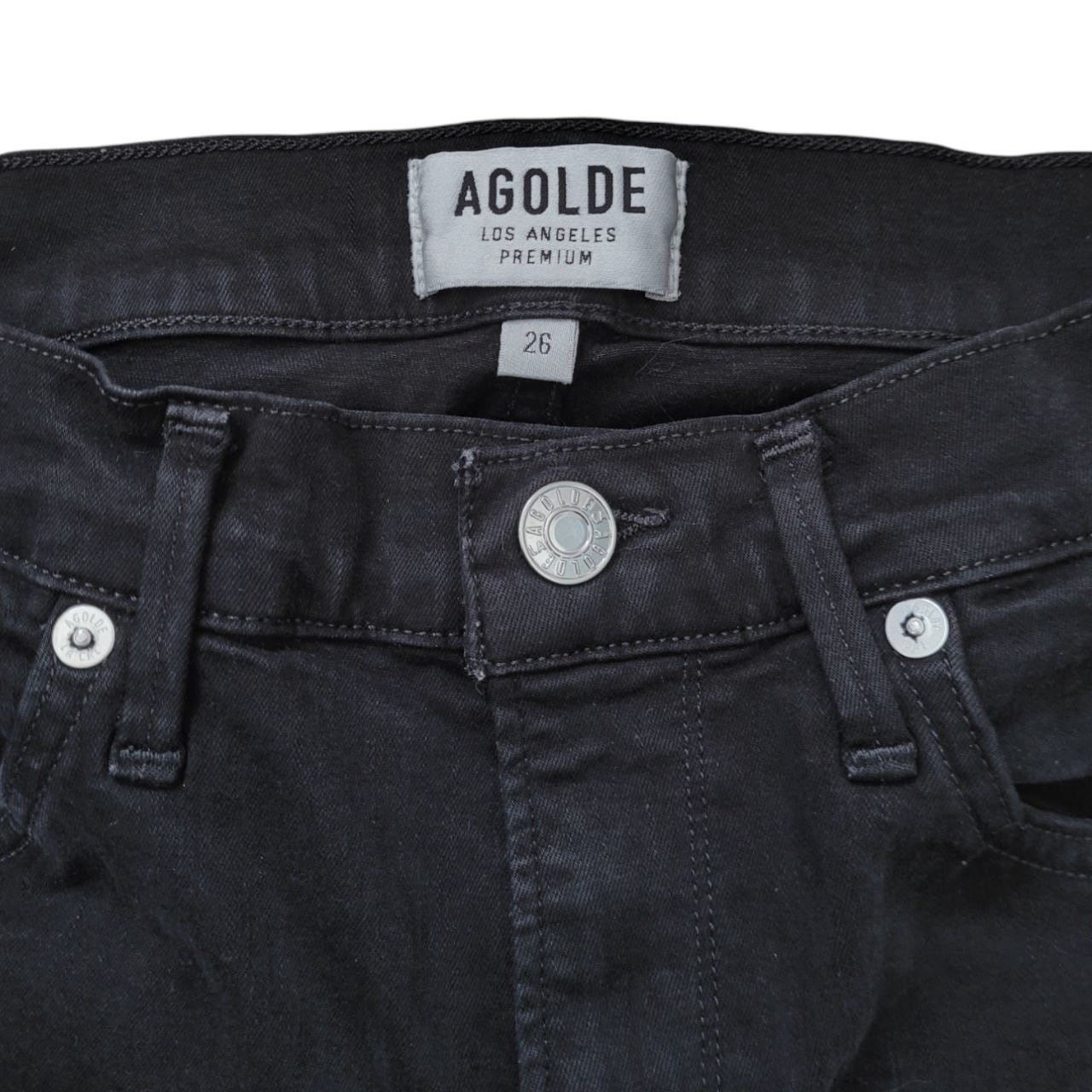 Agolde Agolde Black Jeans | Size 26 Size 26" / US 2 / IT 38 - 3 Thumbnail
