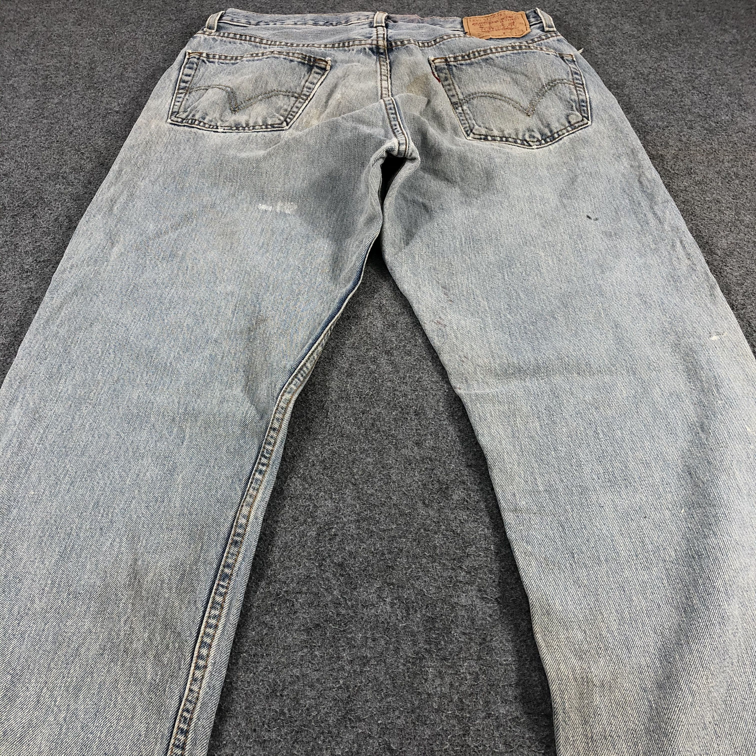 Levi's Vintage Levis 505 Jeans Regular Fit Denim KJ512 Size US 33 - 4 Thumbnail