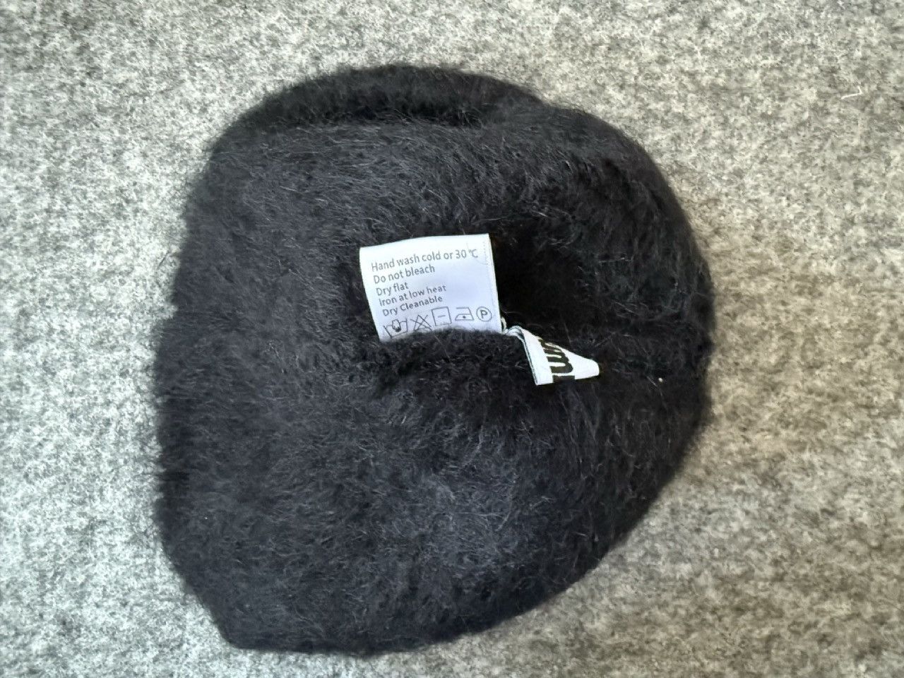 Other Fuzzy Mohair Beanie Wool Blend Winter Hat Size ONE SIZE - 4 Thumbnail