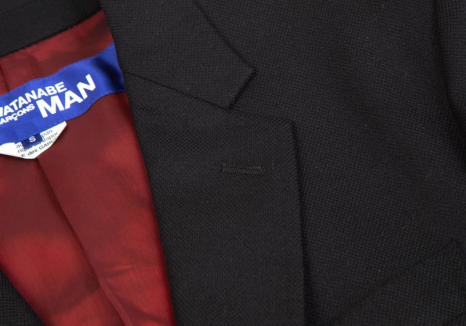 Junya Watanabe Black Mixed Material Switch Jacket, Size S Size US S / EU 44-46 / 1 - 8 Thumbnail