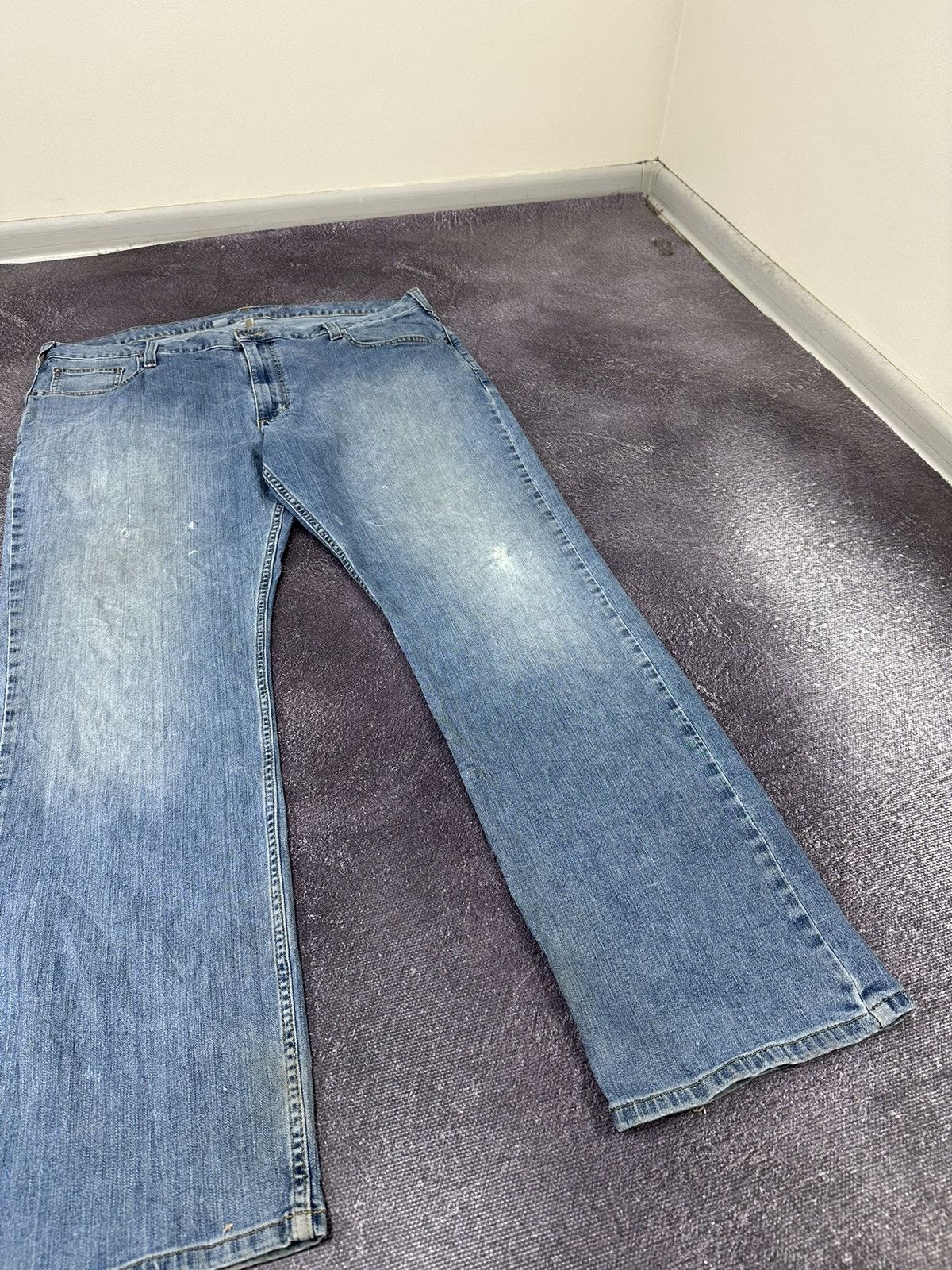 Carhartt Vintage Carhartt Faded Denim USA Baggy Hype Opium Work Jeans Size US 40 / EU 56 - 13 Thumbnail