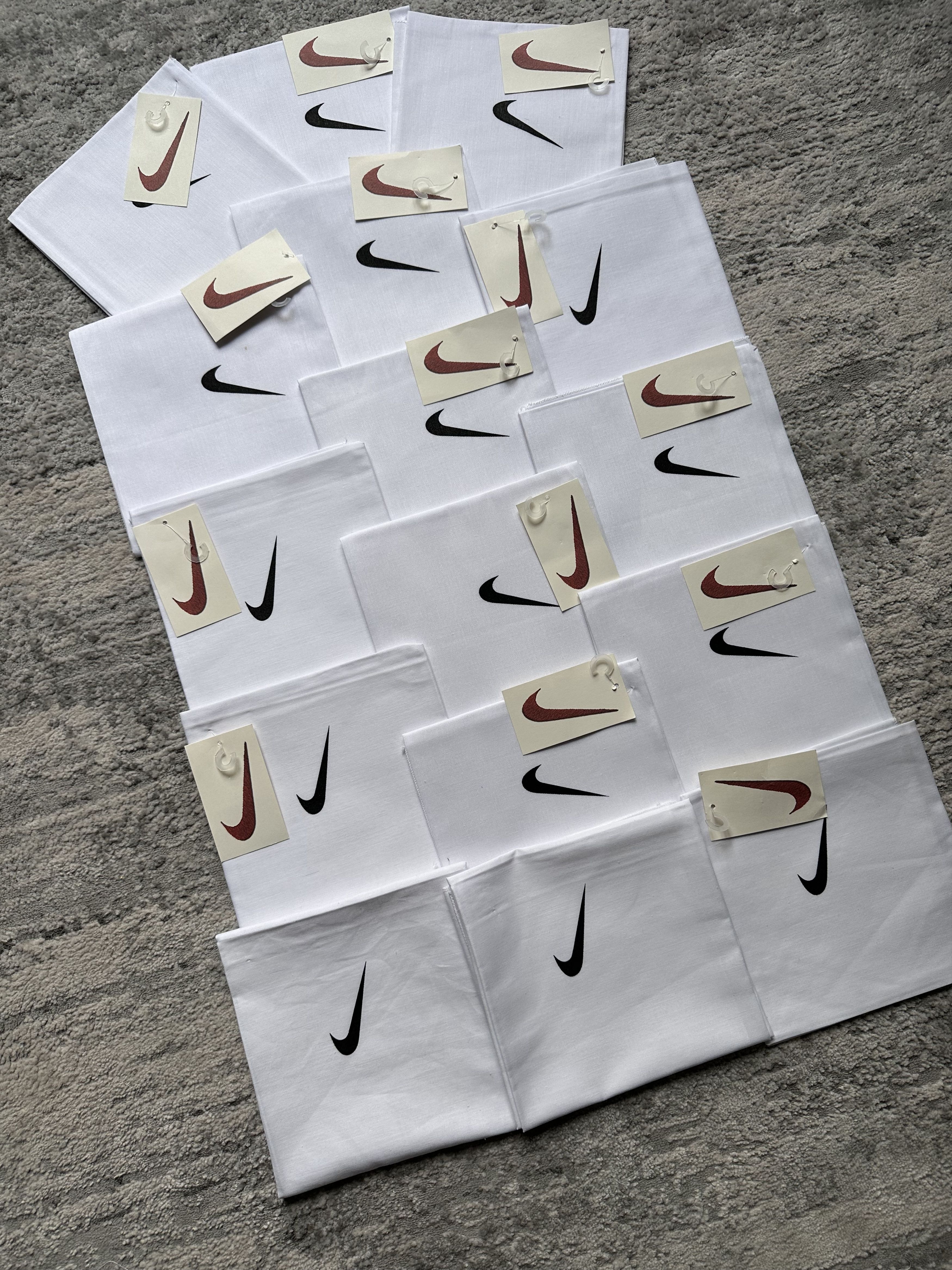 Nike Vintage Nike White Bandana Headscarf 90s x 16 Size ONE SIZE - 6 Thumbnail
