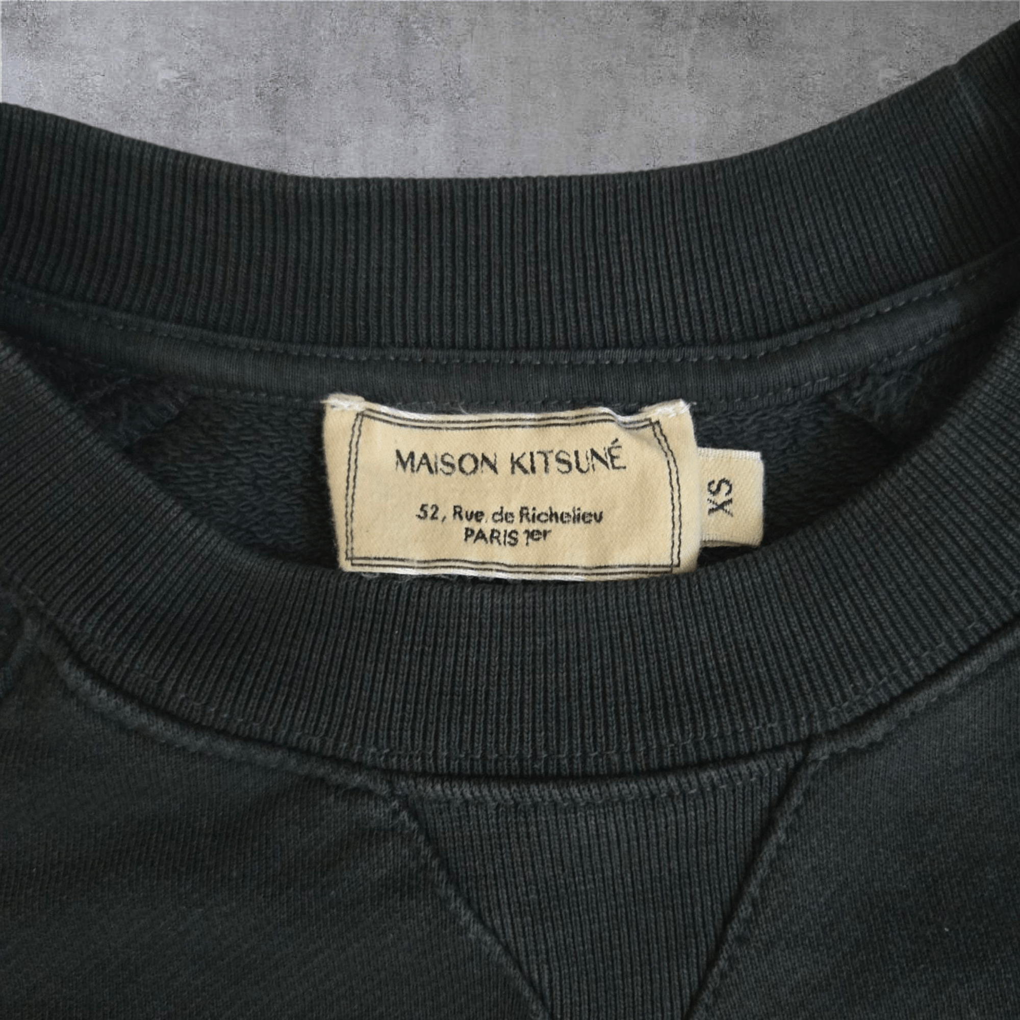 Maison Kitsune Maison Kitsune Double Fox Cotton Longsleeve Crewneck Size US XS / EU 42 / 0 - 3 Thumbnail