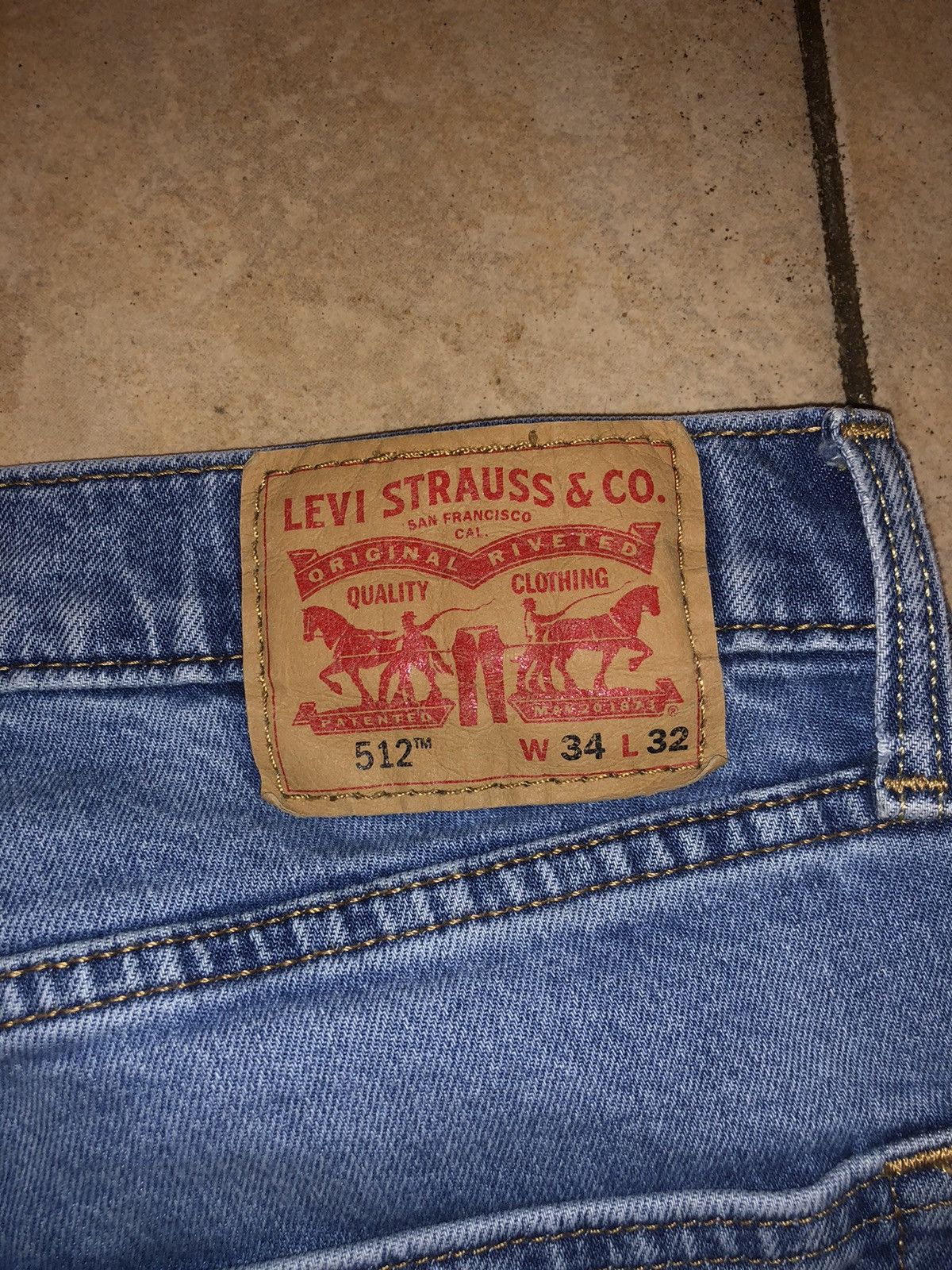 Levi's Classic Levi’s 512 Blue Jeans Size US 34 / EU 50 - 3 Thumbnail