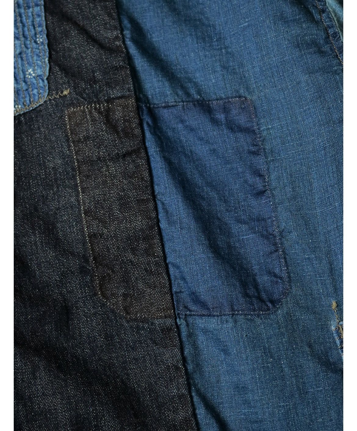 Kapital Kapital Cotton linen IDG patchwork collar Katmans shirt Size US M / EU 48-50 / 2 - 9 Thumbnail
