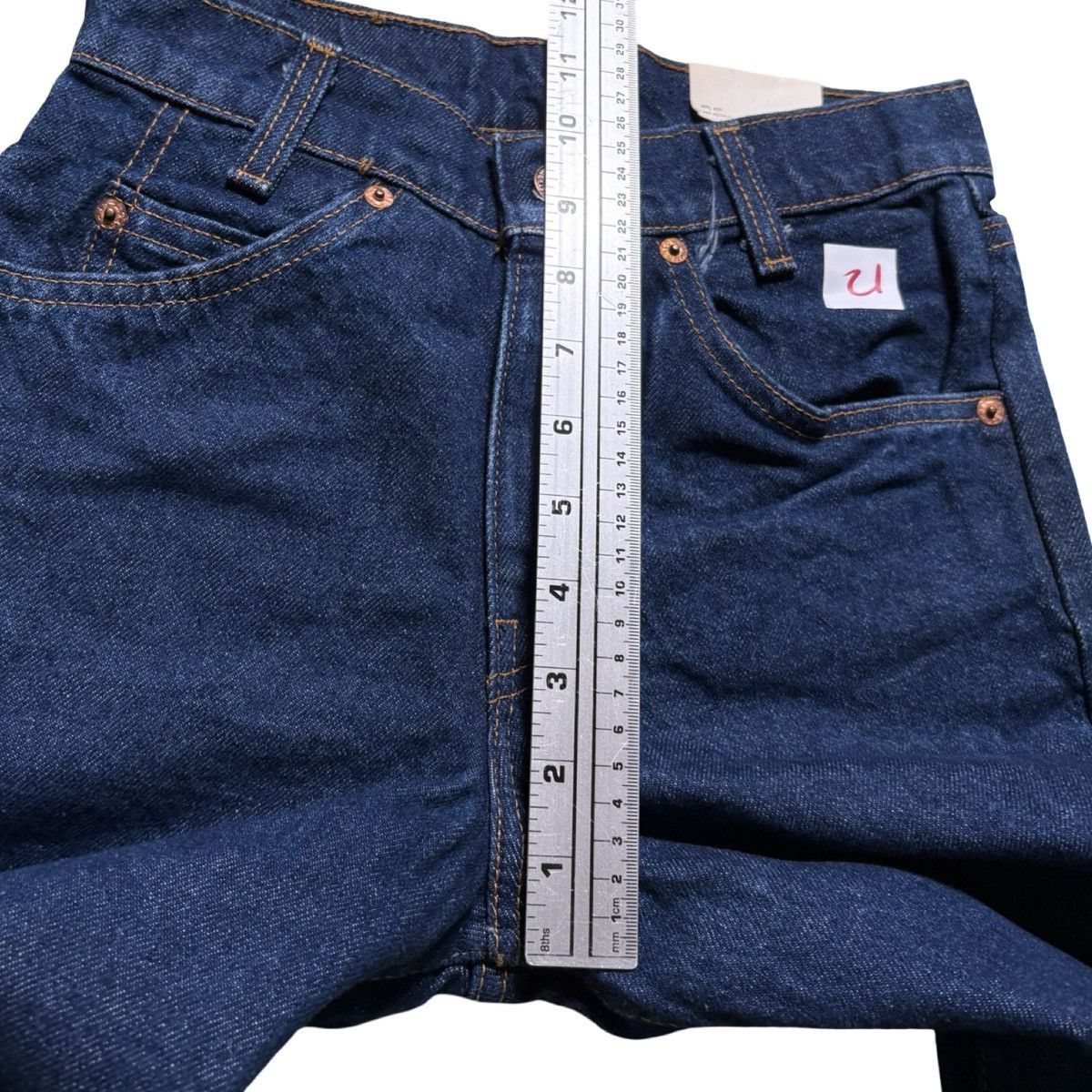 Levi's Vintage 80's Levi's 705 Student Straight Leg Jeans 26x29 NOS Size 26" / US 2 / IT 38 - 6 Thumbnail