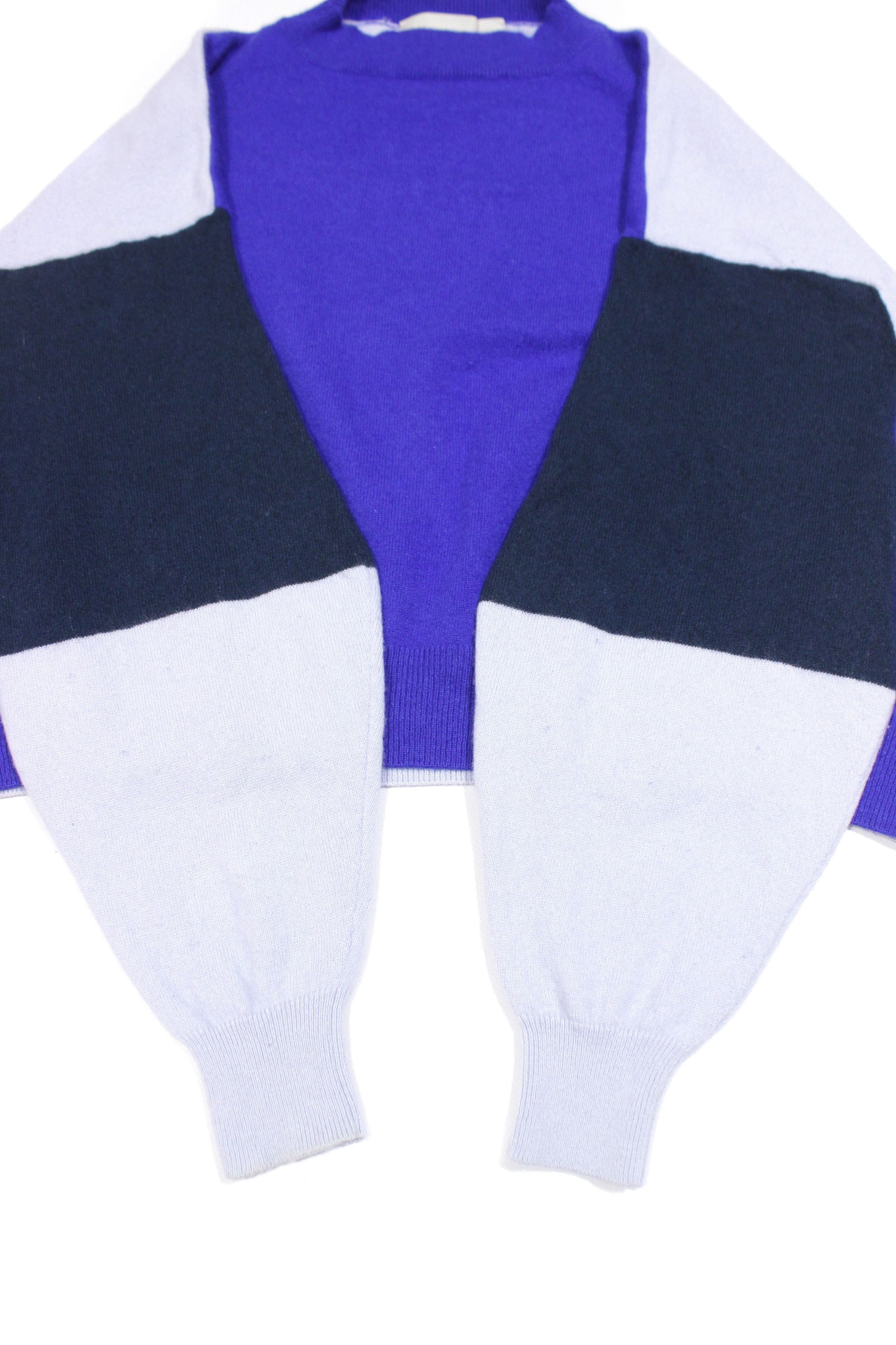 Stella McCartney 2013 Color Blocks Cashmere Baggy Knit Size XS / US 0-2 / IT 36-38 - 6 Thumbnail