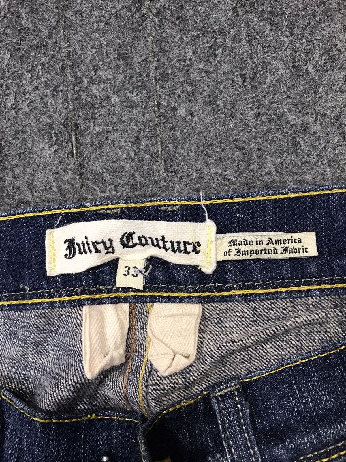 Japanese Brand Buiry Couture Indigo Denim Straight Cut Fits Size 34 Size US 34 / EU 50 - 9 Thumbnail