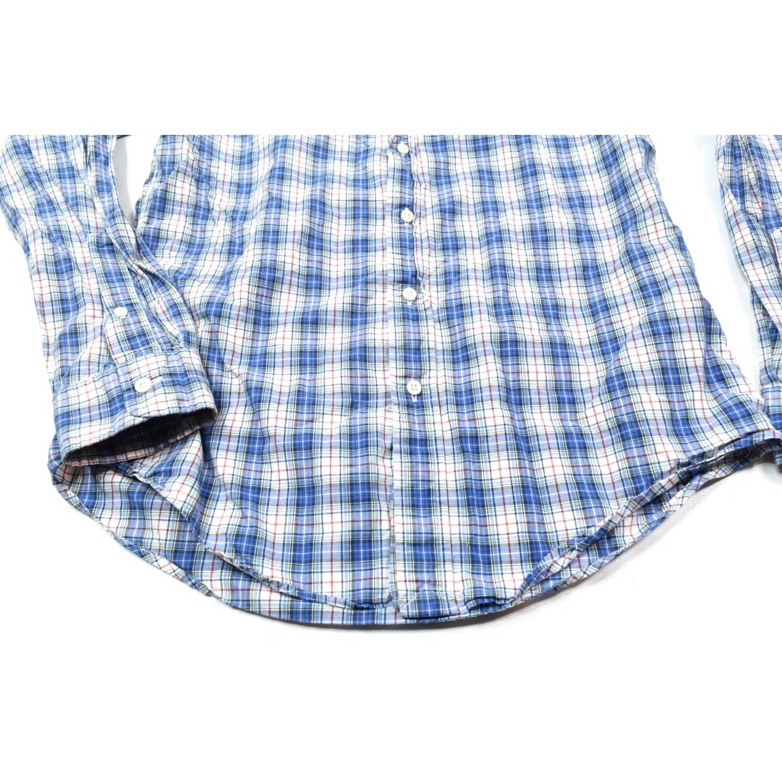Ralph Lauren Ralph Lauren Shirt Mens XL Blue Red Plaid Long Sleeve Button-Down Slim Fit, Button-Up, Classic Colorful, Casual Business Size US XL / EU 56 / 4 - 4 Thumbnail