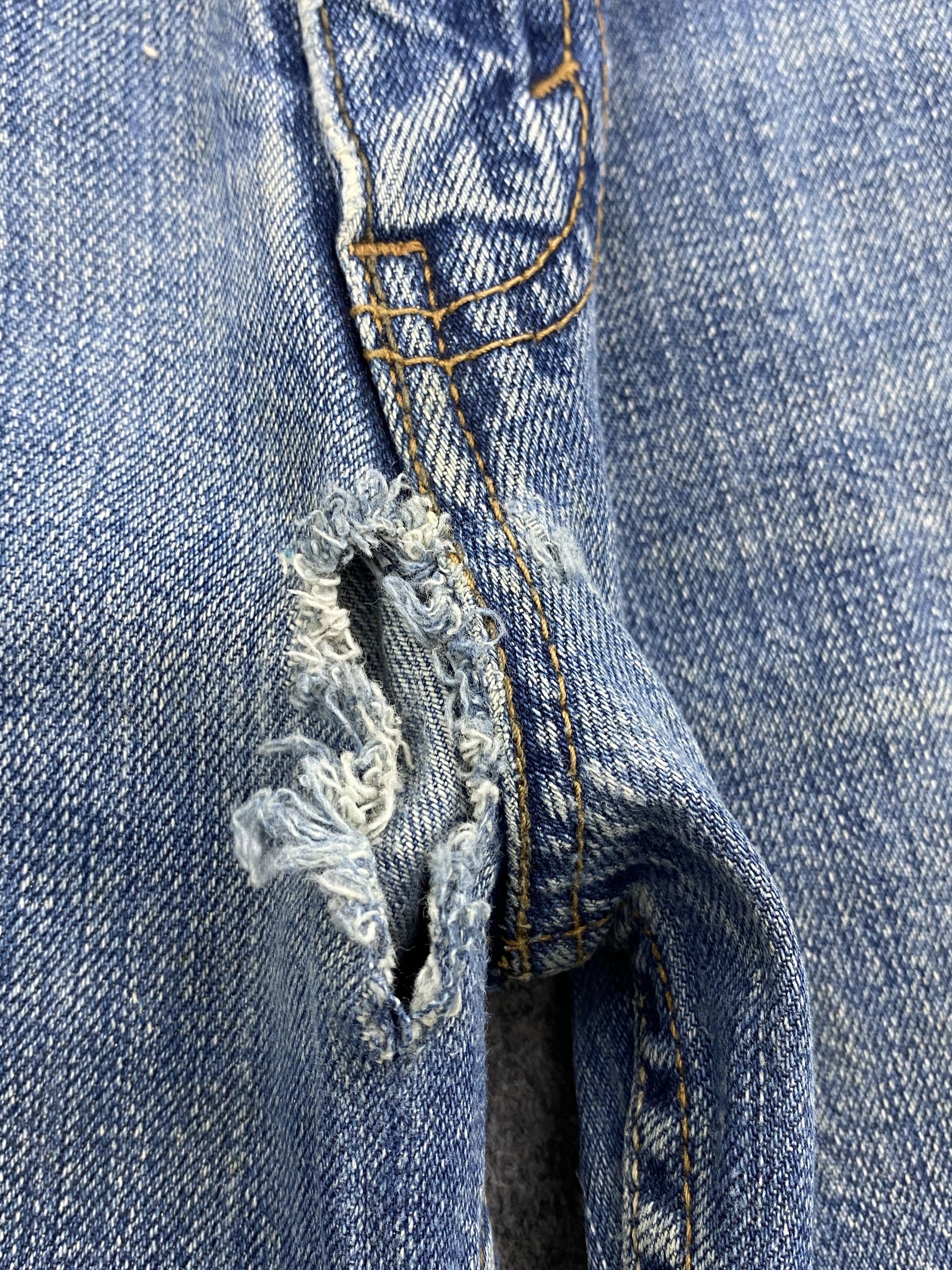 Vintage Levi's 527 Faded Blue Bootcut Jeans