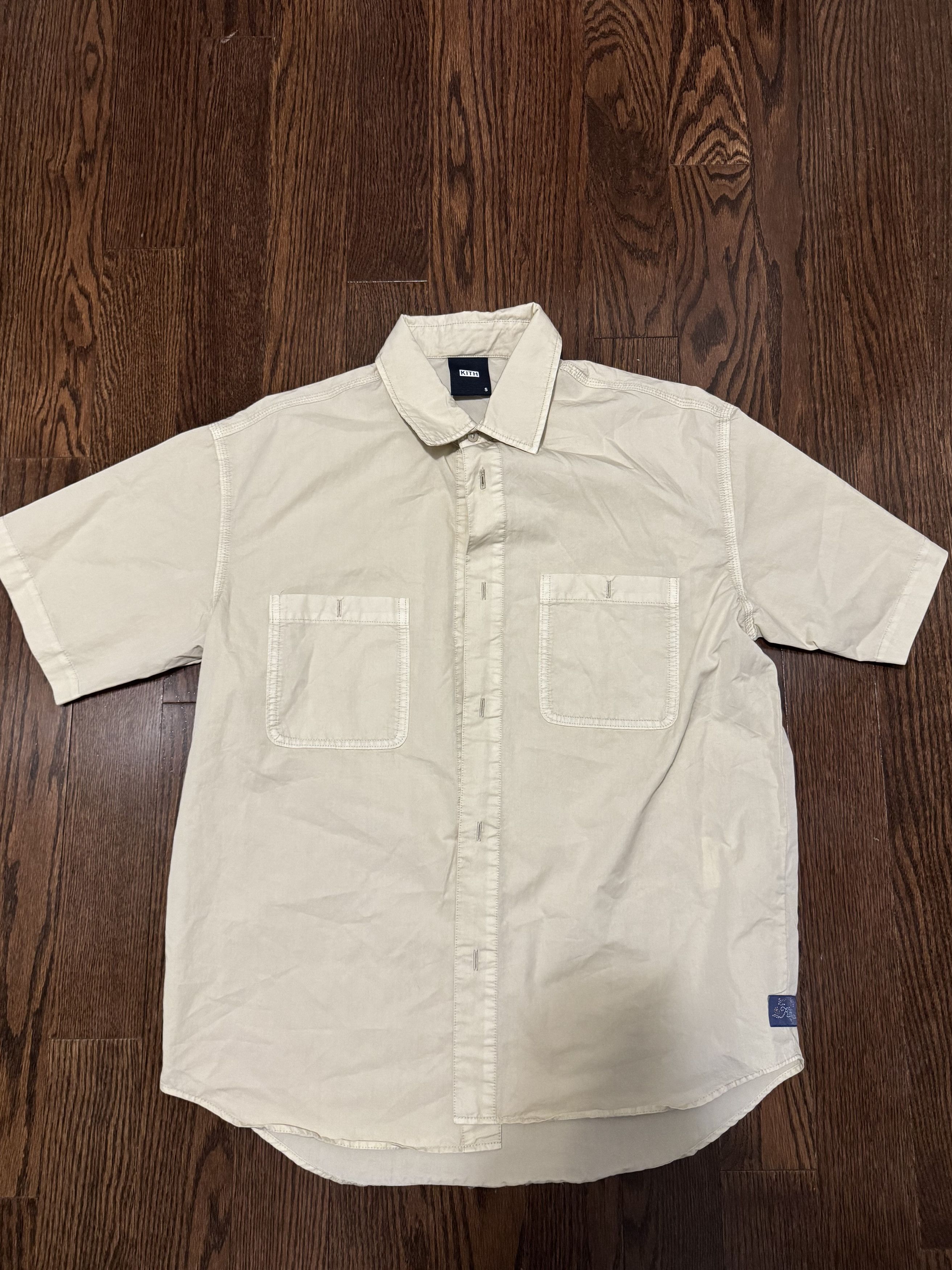 Kith Kith Beige Short Sleeve Button Up Shirt Size US S / EU 44-46 / 1 - 1 Thumbnail