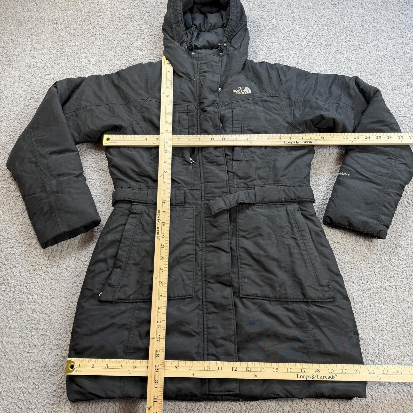 The North Face The North Face Womens Black Hooded Down Parka Jacket S Coat Size S / US 4 / IT 40 - 3 Thumbnail