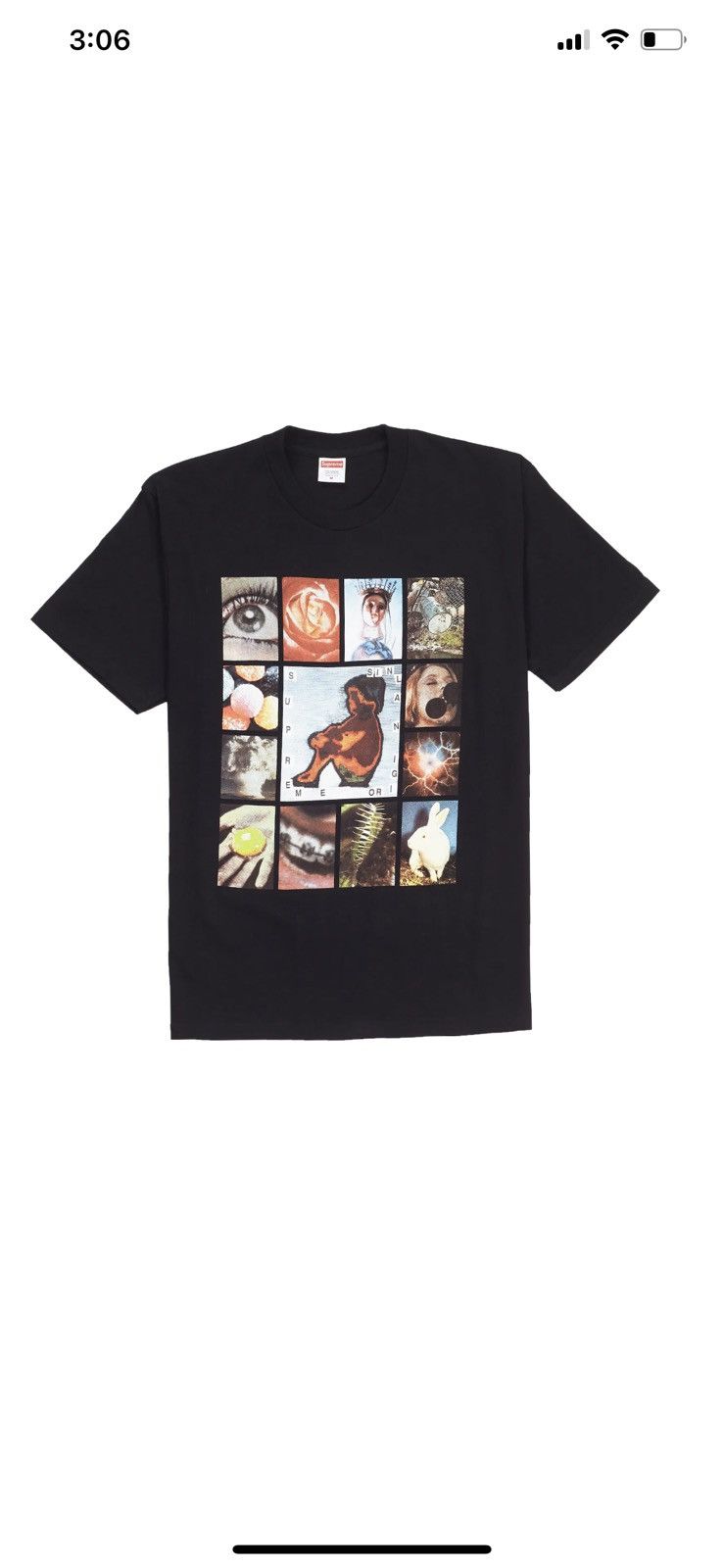 Supreme Supreme Original Sin Tee Black Size M Size US M / EU 48-50 / 2 - 3 Thumbnail